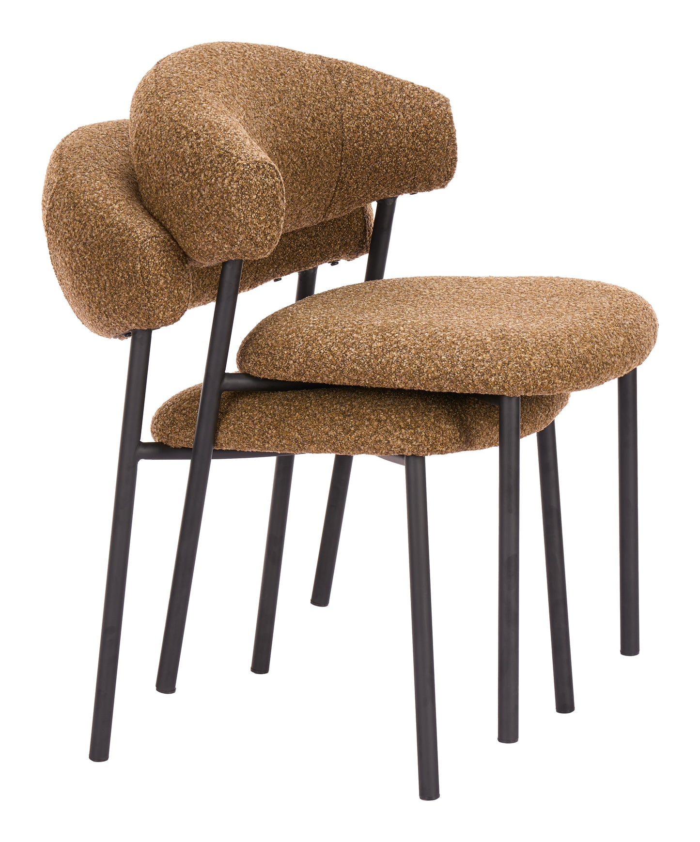 Seville Dining Chair (Set of 2) Brown Cork - 7