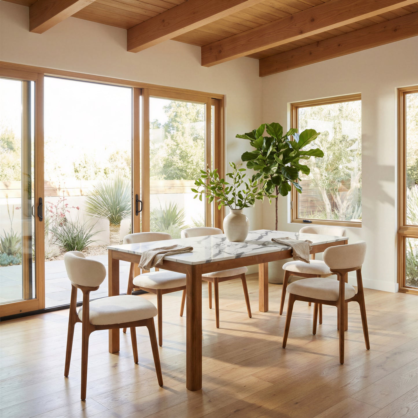 Jemy Dining Table White - 9