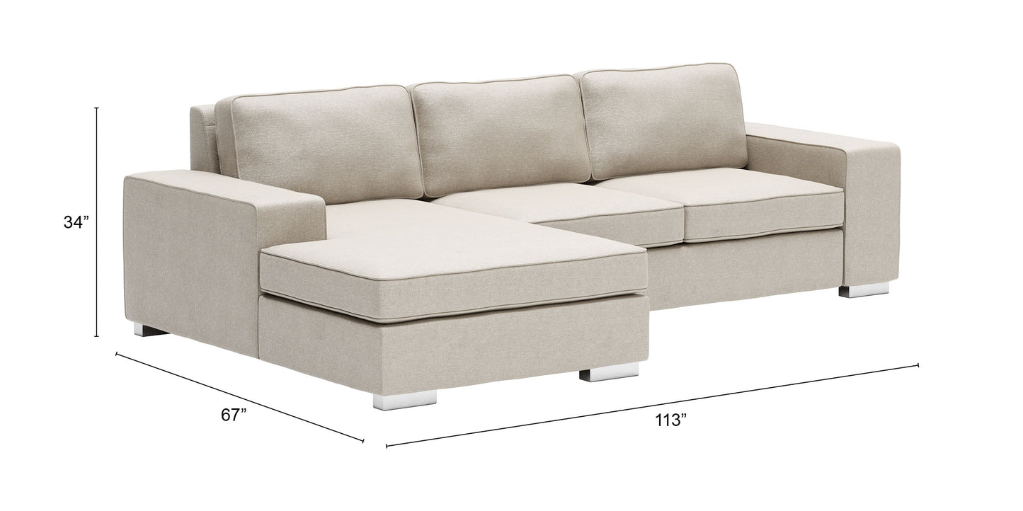 Brickell Sectional Beige