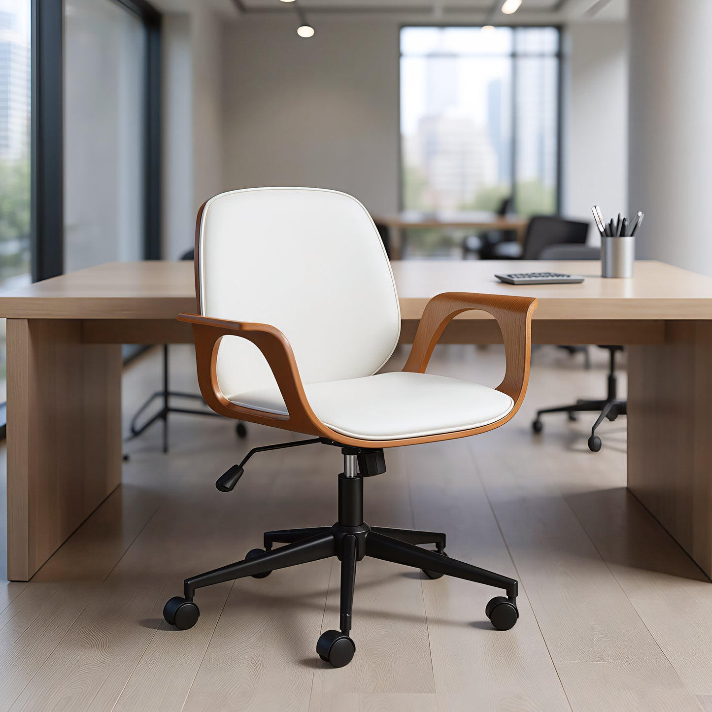 Ali Office Chair White - 11
