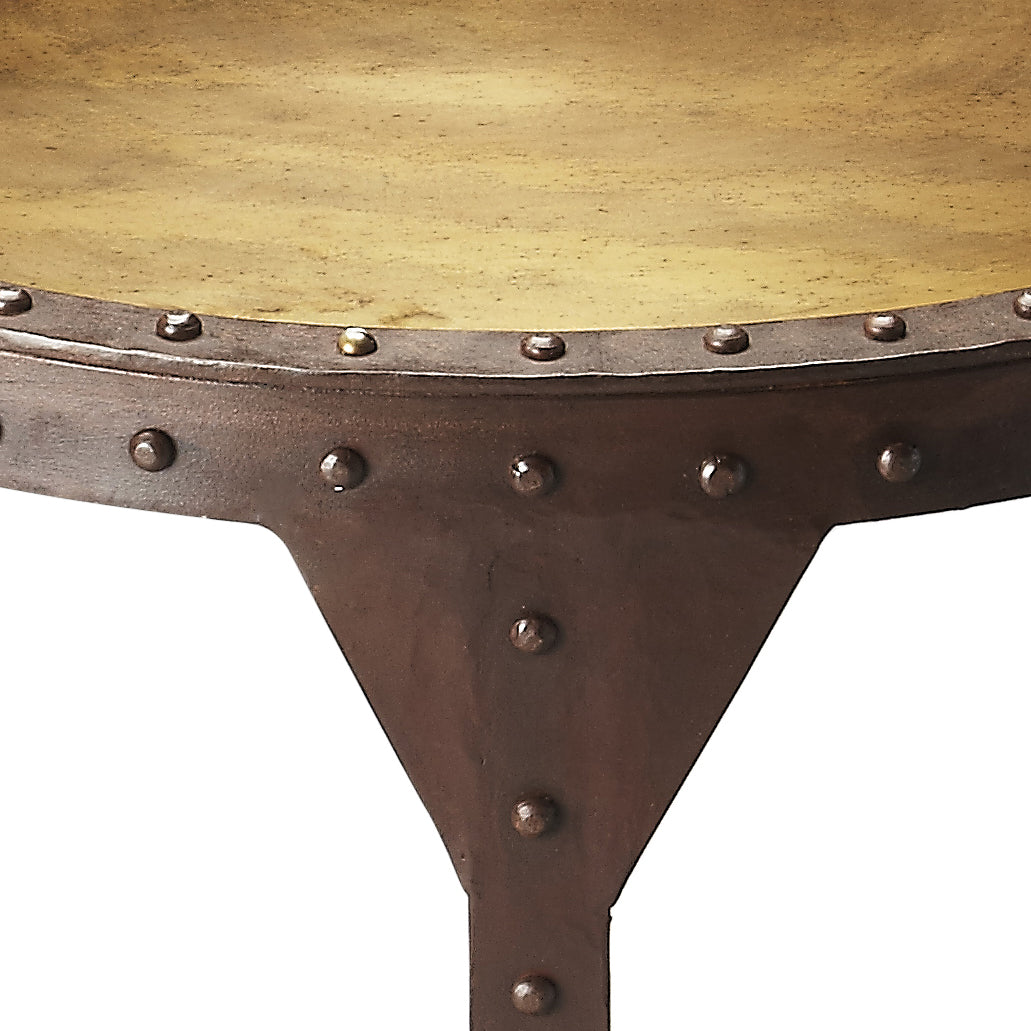 Butler Specialty Company Bonham 24 in W Round Iron Side Table, Bronze