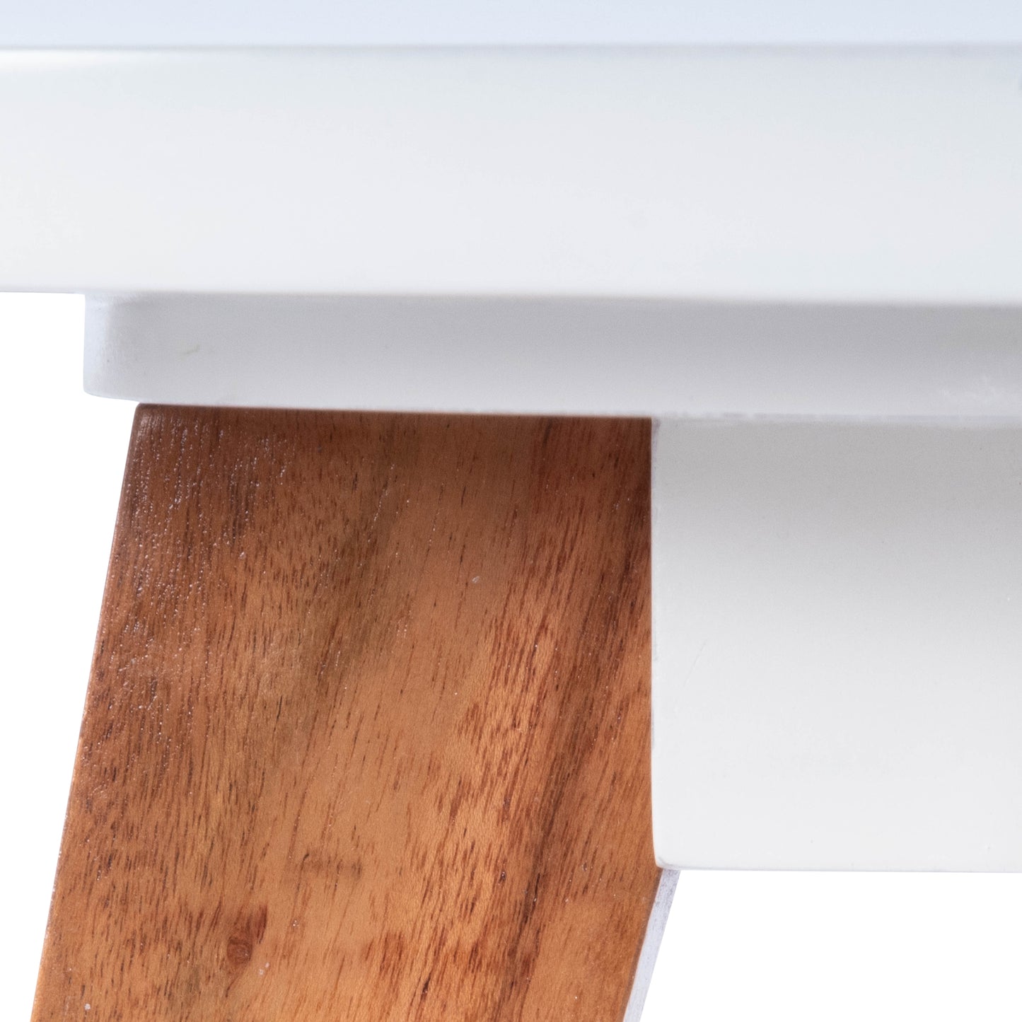 Del Mar Contemporary Side Table in White 3303140