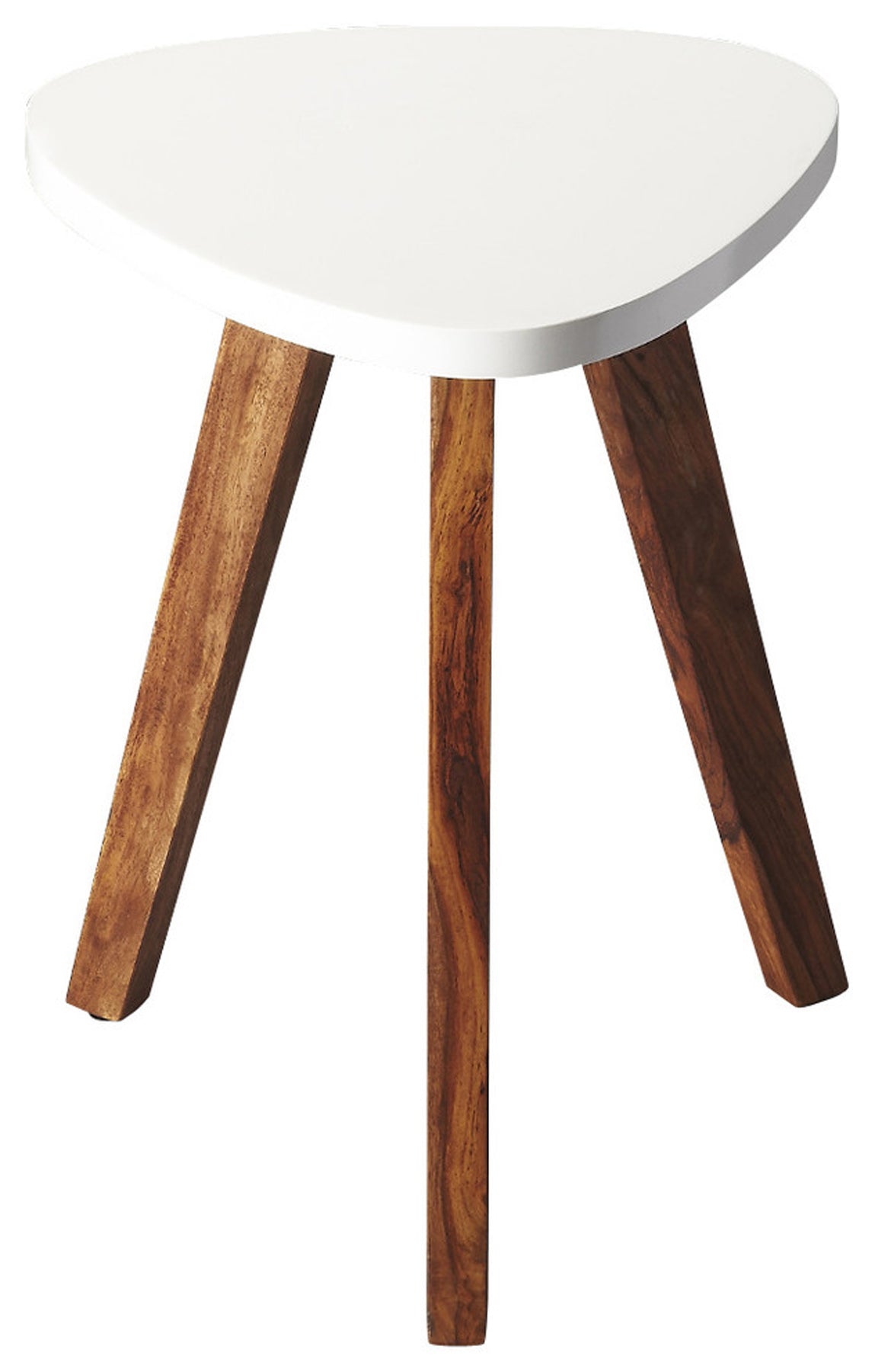 Del Mar Contemporary Side Table in White 3303140