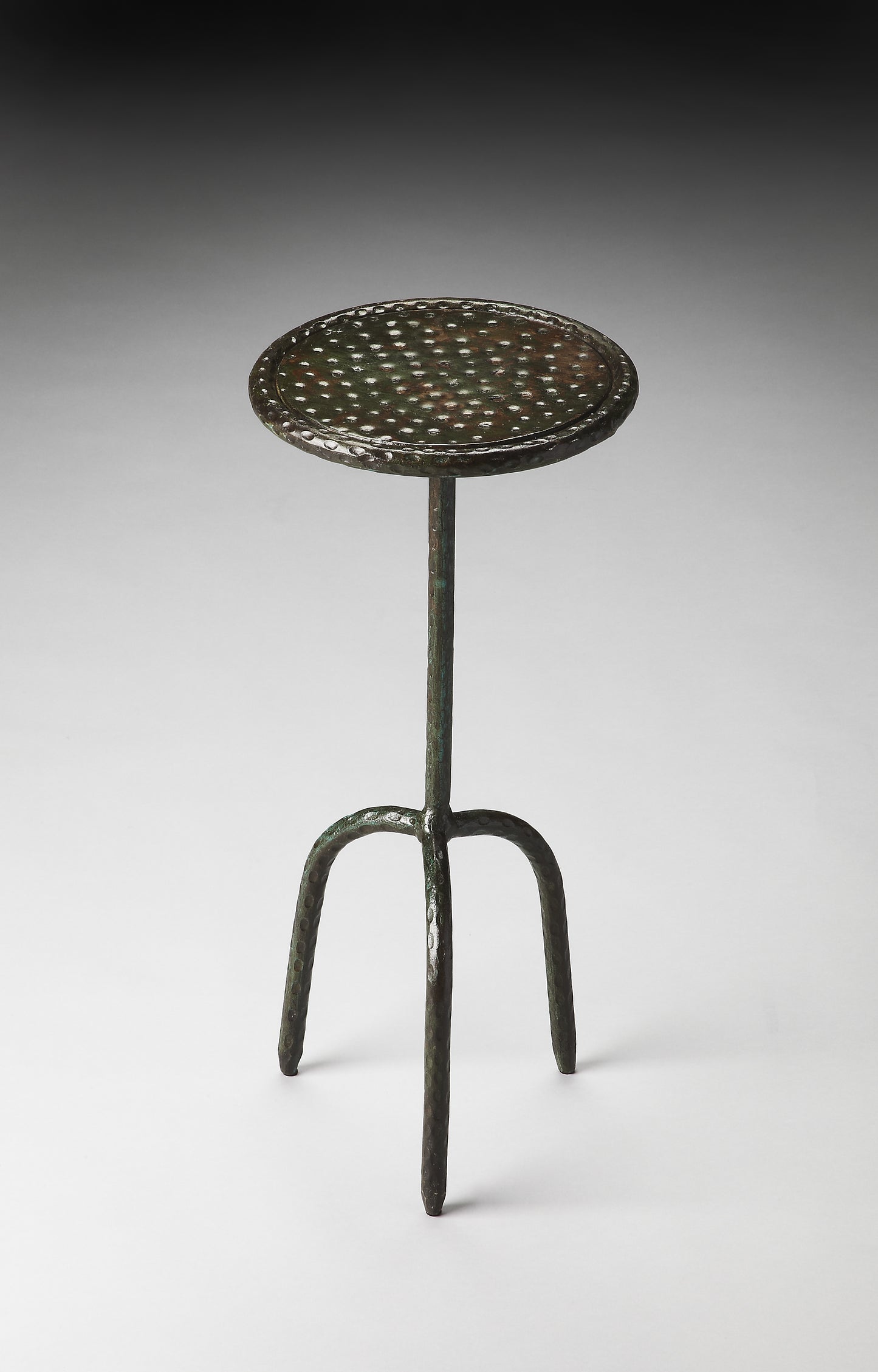 Founders Iron Side Table in Bronze,Gray,Silver 3307025