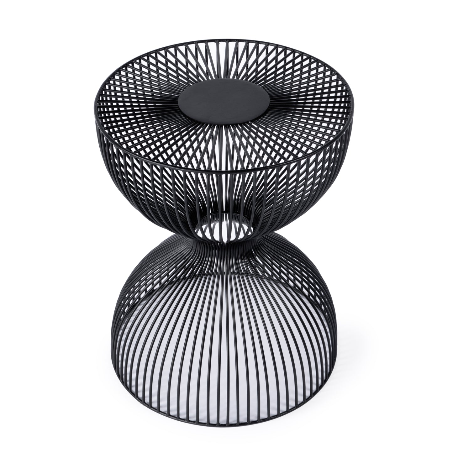 Butler Specialty Company Nicola 14 in. W Round Metal Outdoor Side Table, Black