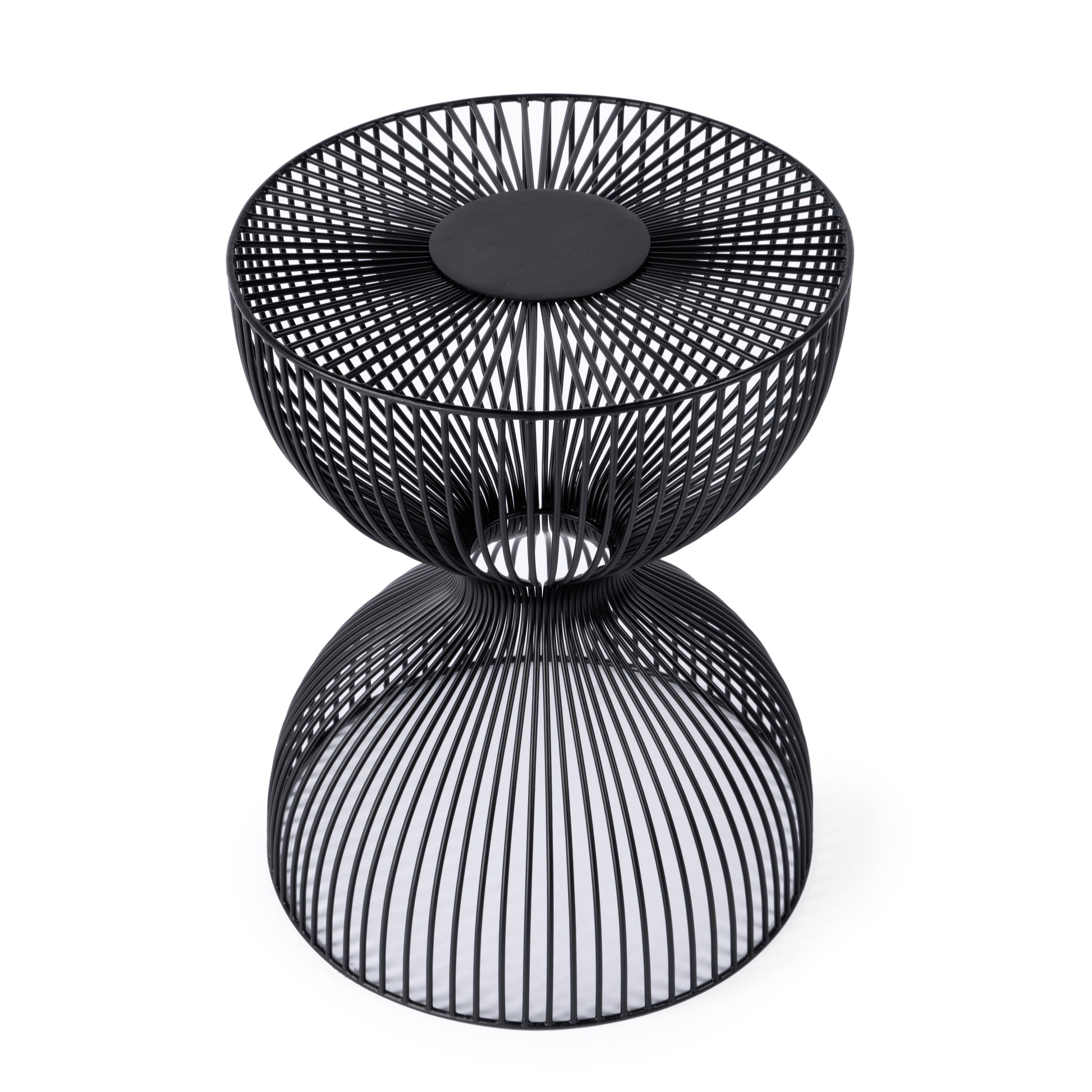 Butler Specialty Company Nicola 14 in. W Round Metal Outdoor Side Table, Black