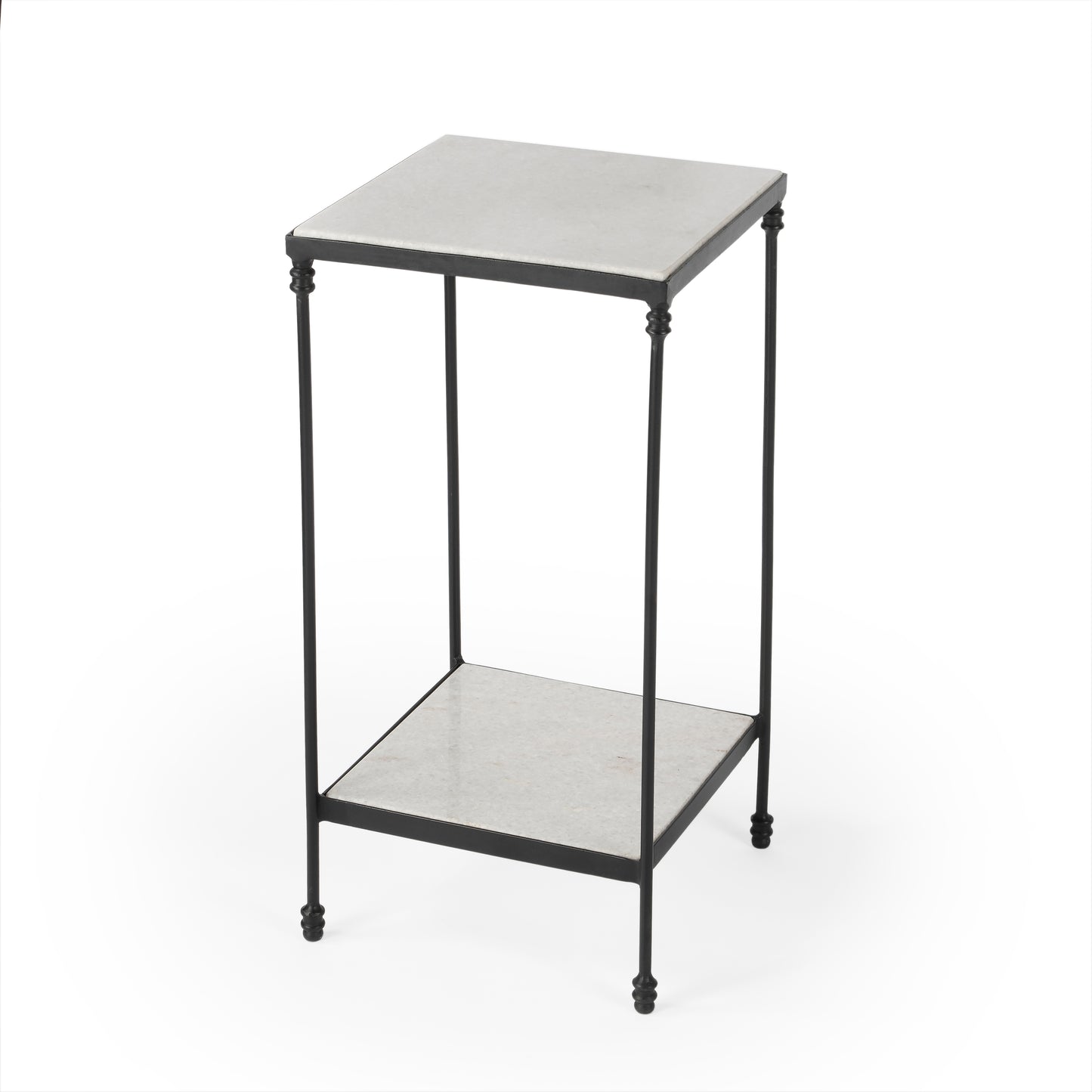 Larkin Marble & Iron Side Table in Multi-Color 3319025
