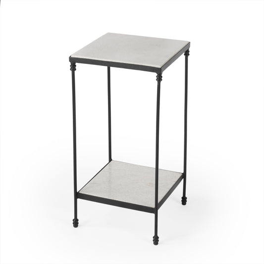 Larkin Marble & Iron Side Table in Multi-Color 3319025