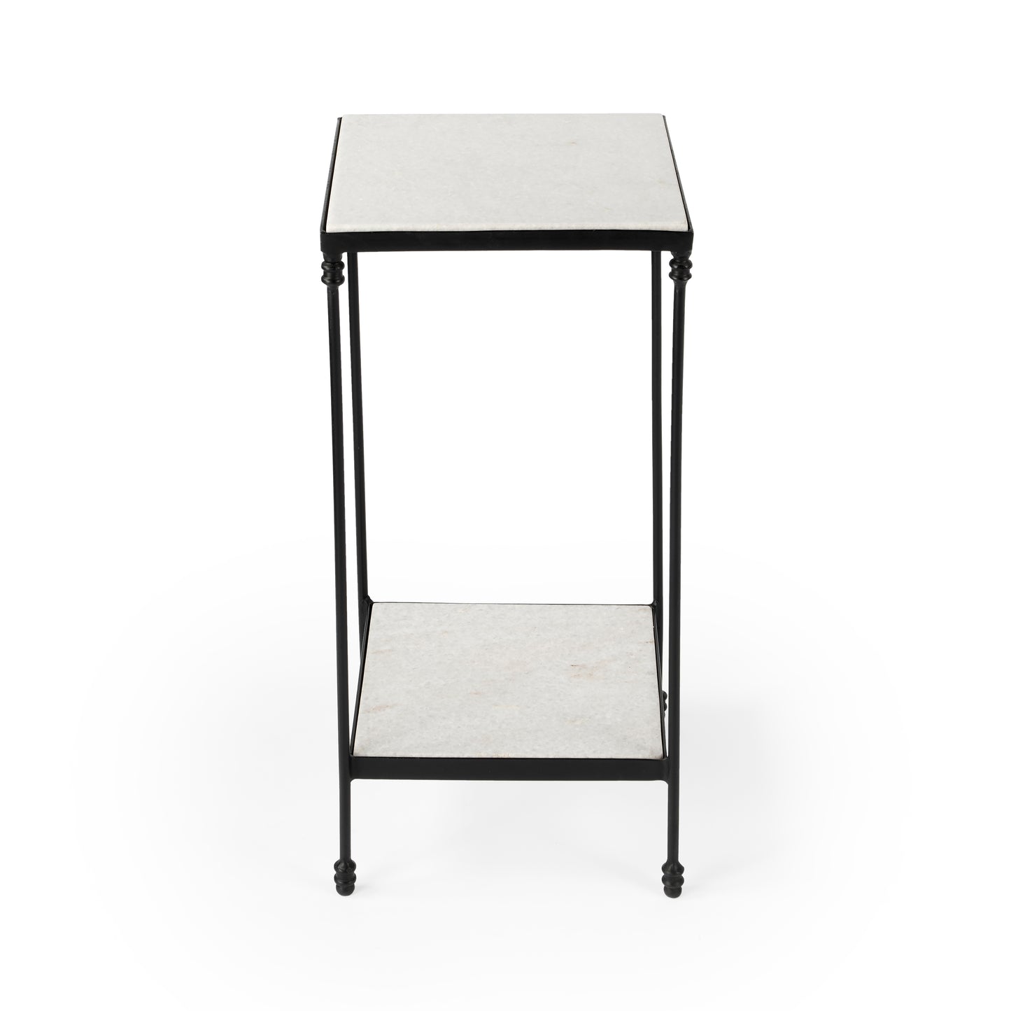 Larkin Marble & Iron Side Table in Multi-Color 3319025