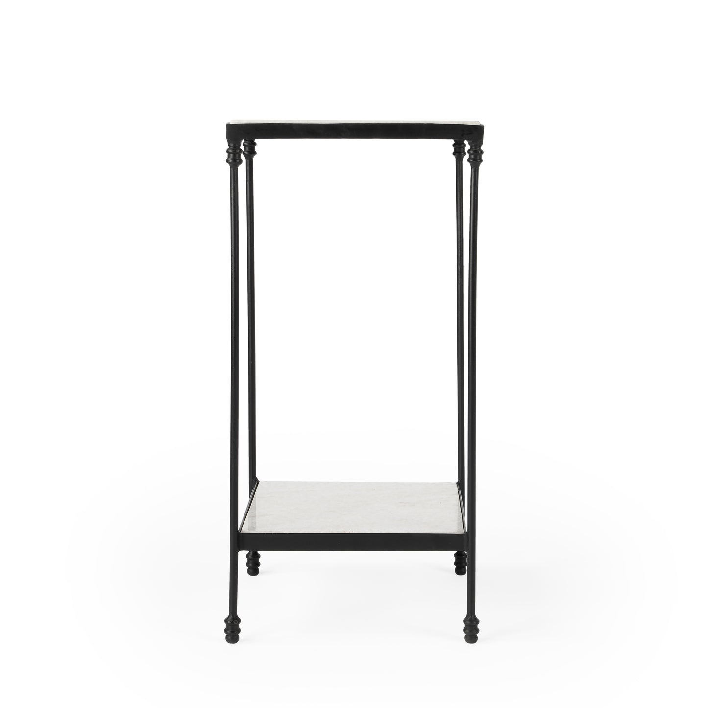 Larkin Marble & Iron Side Table in Multi-Color 3319025