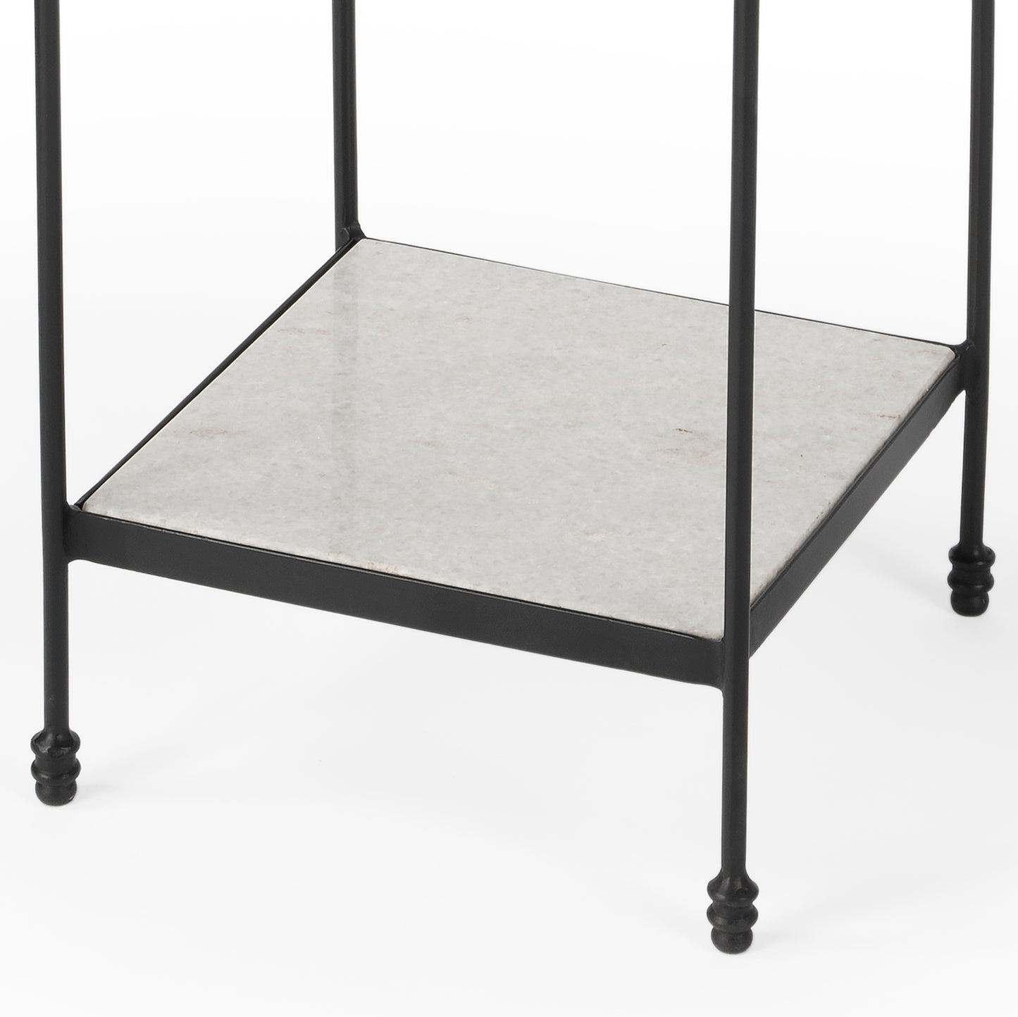 Larkin Marble & Iron Side Table in Multi-Color 3319025
