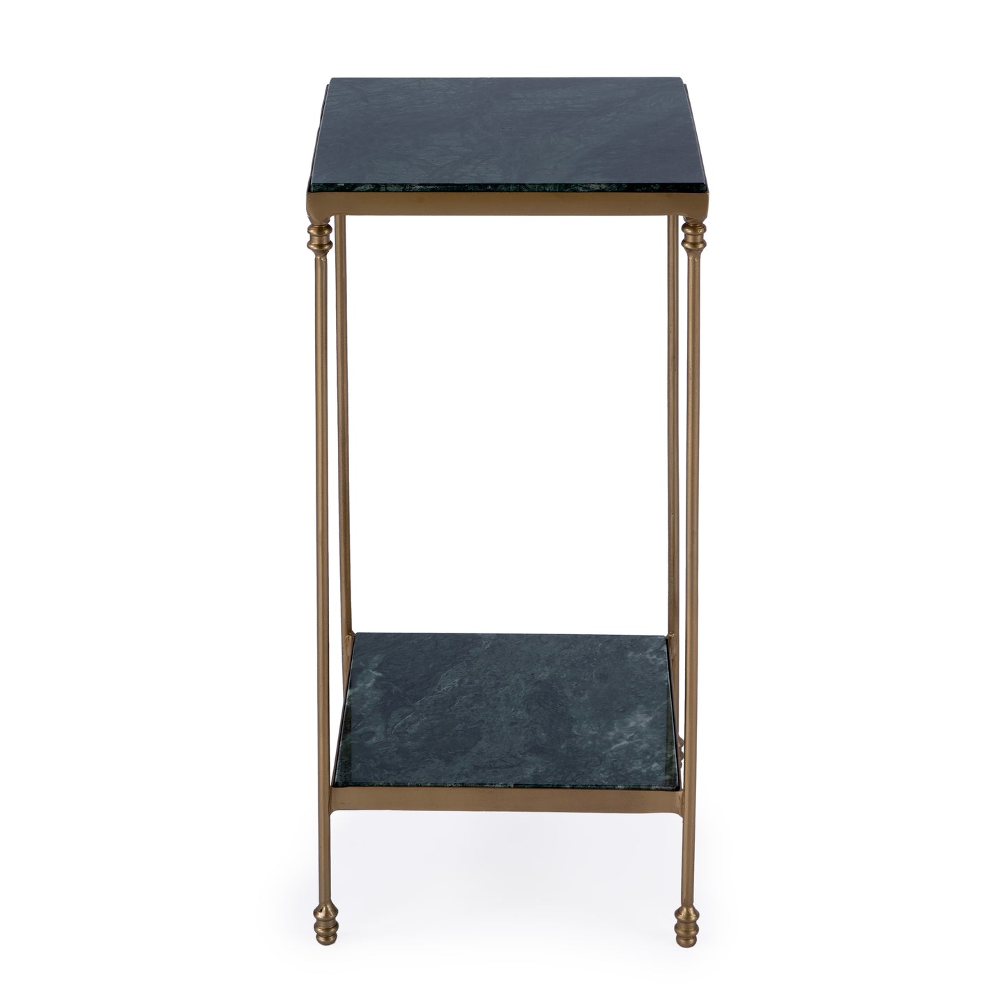 Larkin Marble & Iron Side Table in Green 3319475