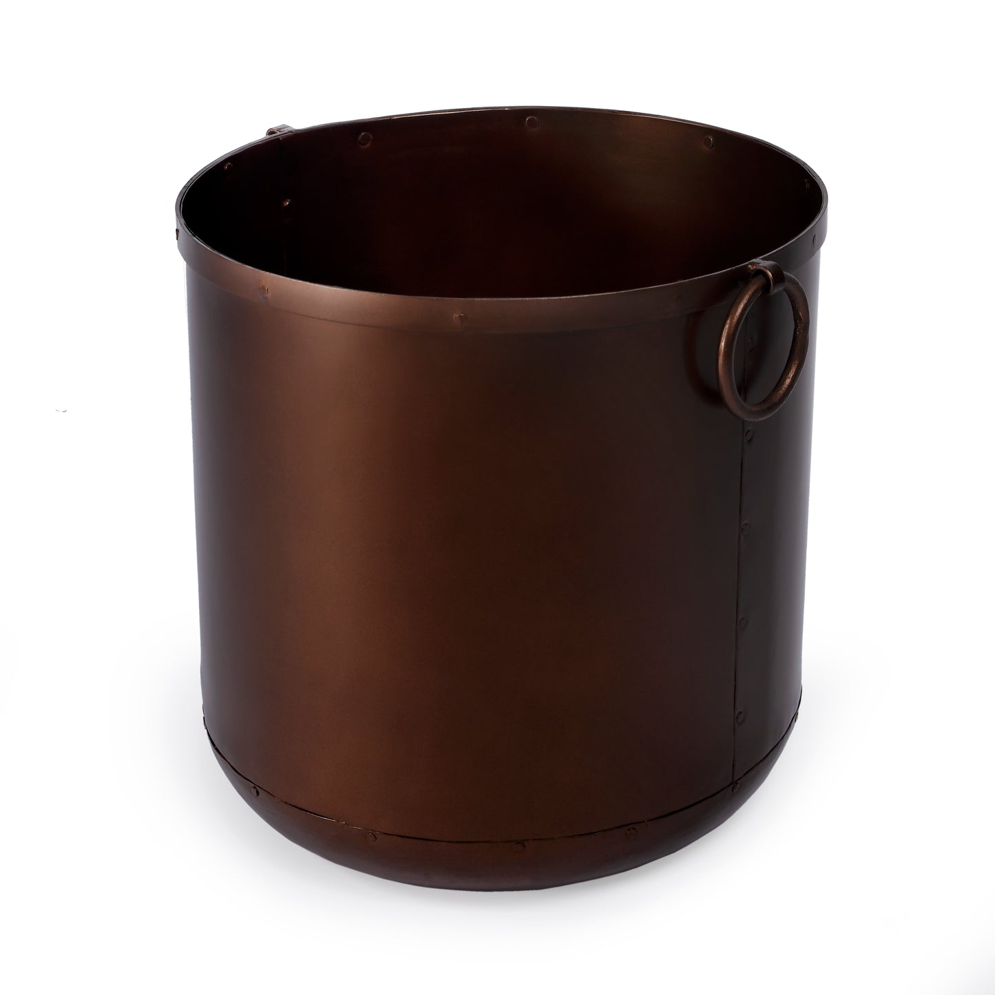Butler Specialty Company Erie 16 in. W x 16 in. H Round Indoor Copper Planter, Copper