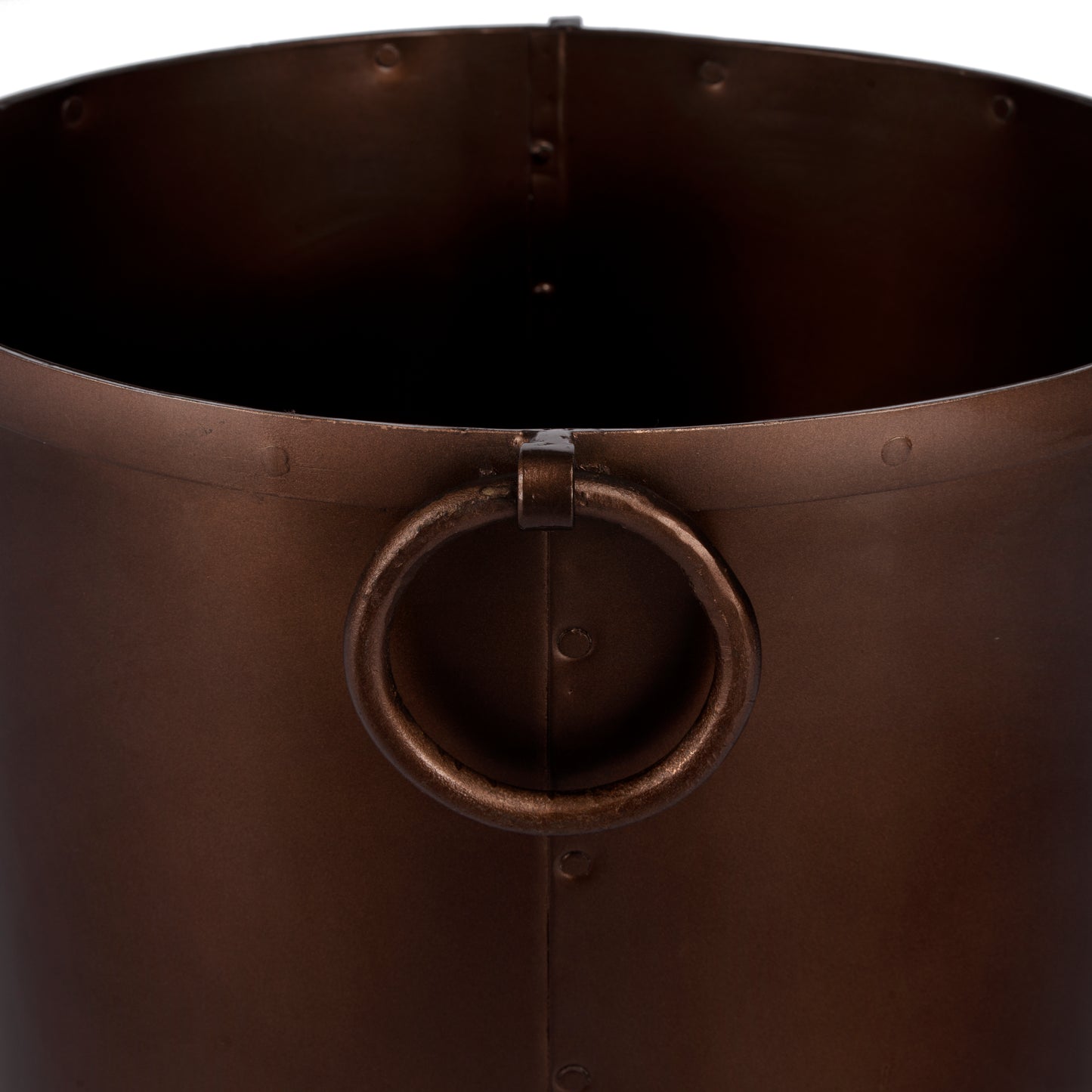 Butler Specialty Company Erie 16 in. W x 16 in. H Round Indoor Copper Planter, Copper