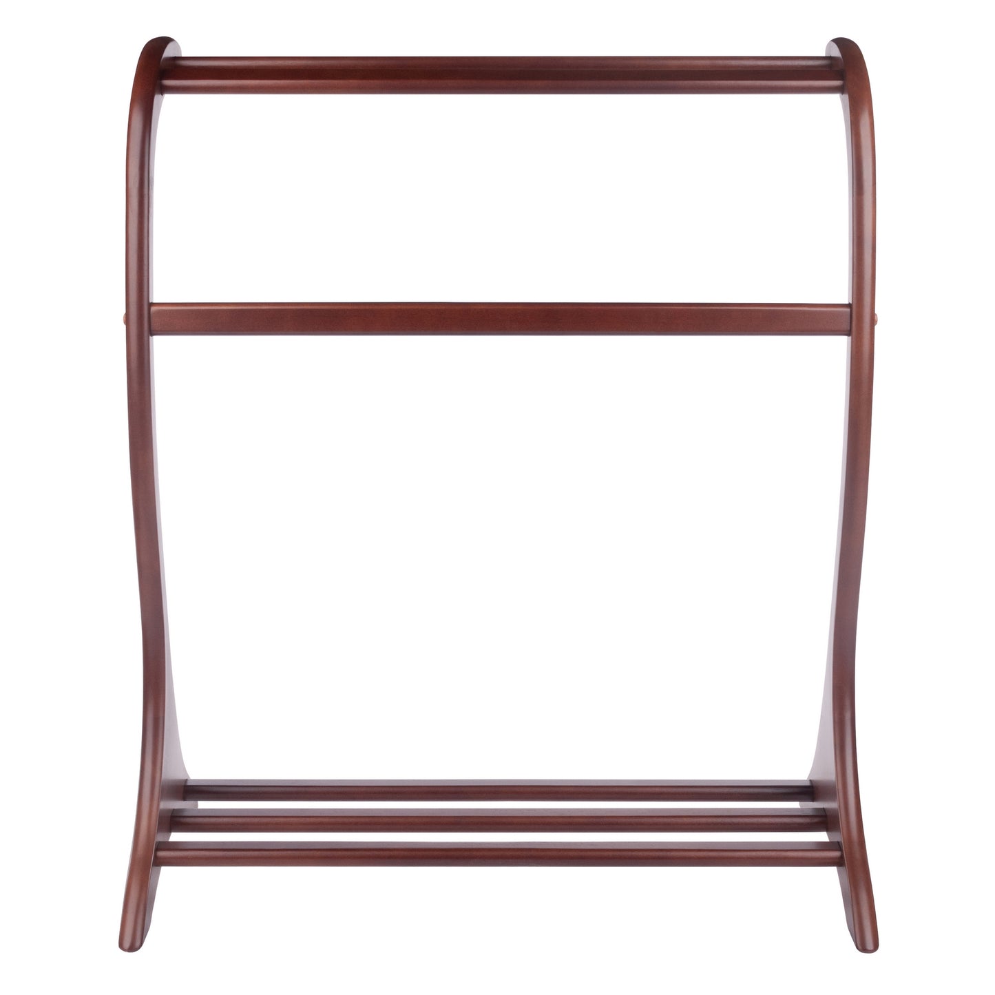 Bella Blanket Rack, Walnut - alternate view