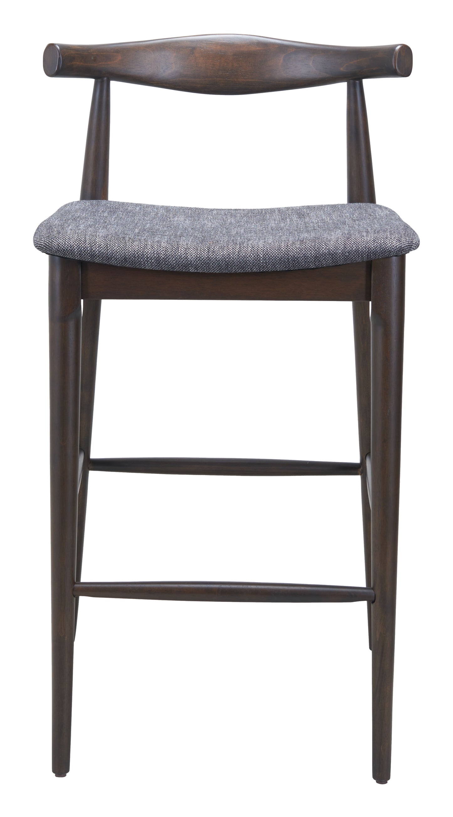 Tuzka Barstool (Set of 2) Gray & Espresso - 3