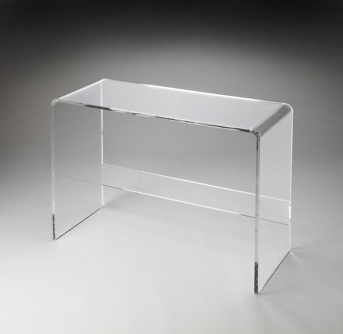 Butler Specialty Company Crystal 38 in. W Rectangular Clear Acrylic Console Table, Clear