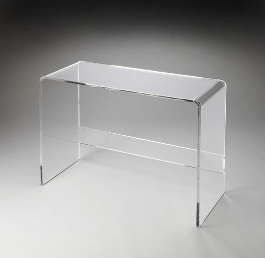 Butler Specialty Company Crystal 38 in. W Rectangular Clear Acrylic Console Table, Clear