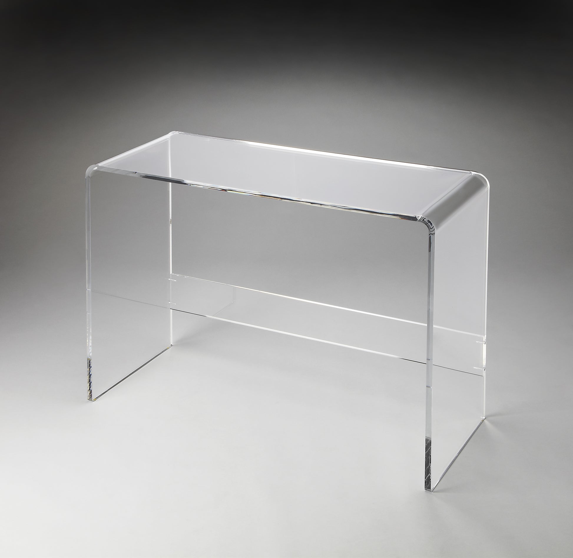 Butler Specialty Company Crystal 38 in. W Rectangular Clear Acrylic Console Table, Clear