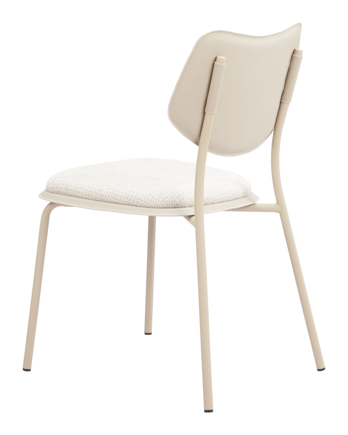 Zeal Dining Chair (Set of 4) Light Gray & Beige - 5