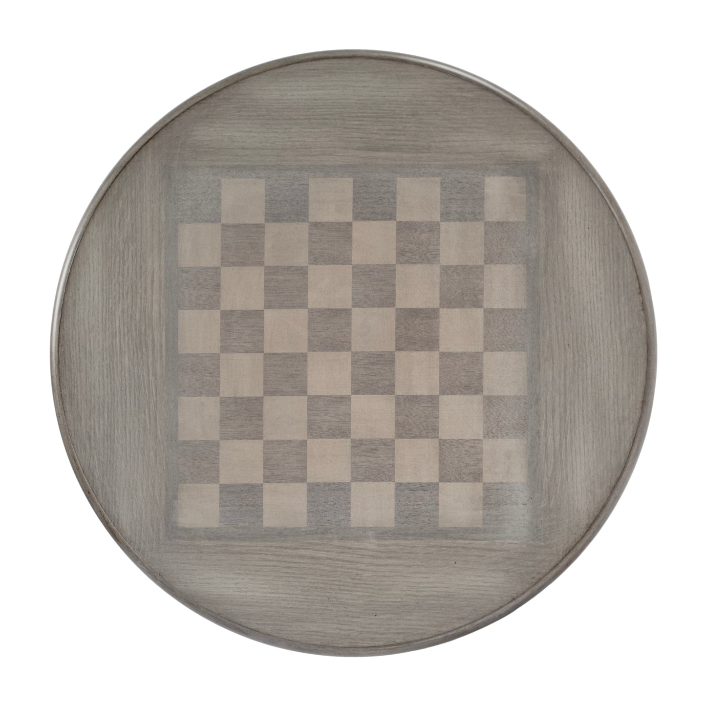 Butler Specialty Company Colbert 22 in. W Round  Wood Pedestal Game/Accent Table, Gray
