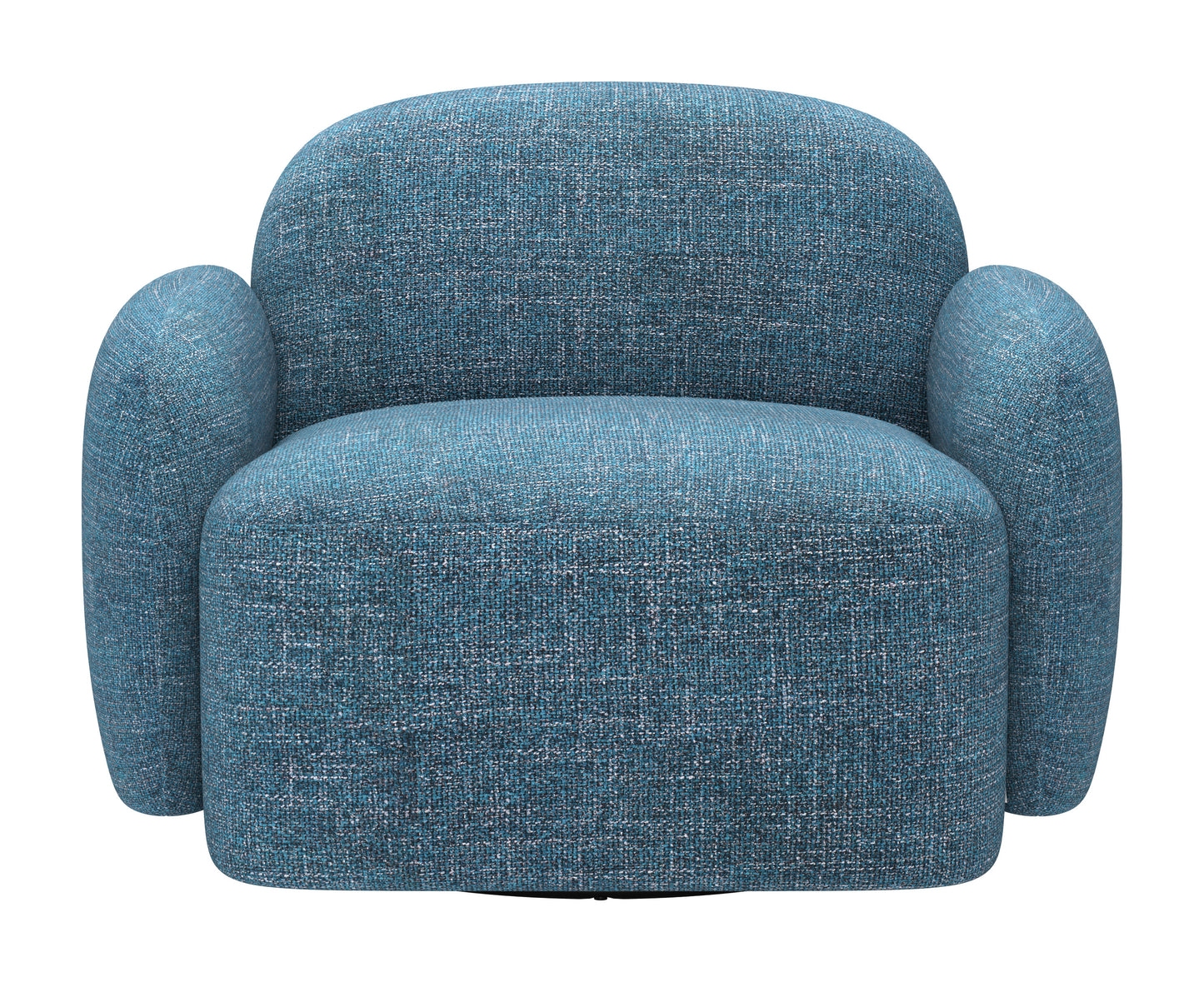 Cleo Swivel Chair Blue - 3