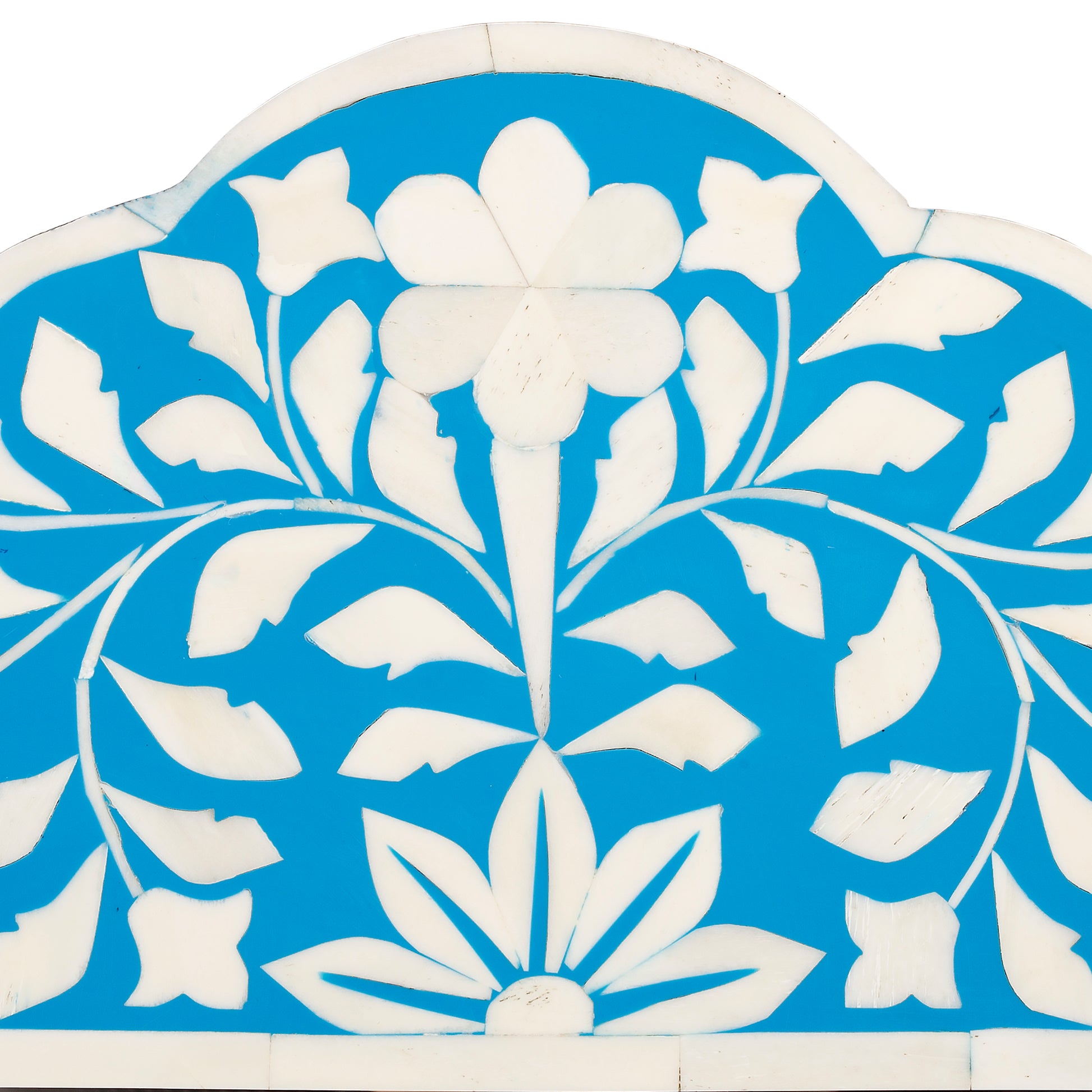 Butler Specialty Company Vivienne 20 in. W x 28 in. H Bone Inlay Vertical Accent Wall Mirror, Sky Blue