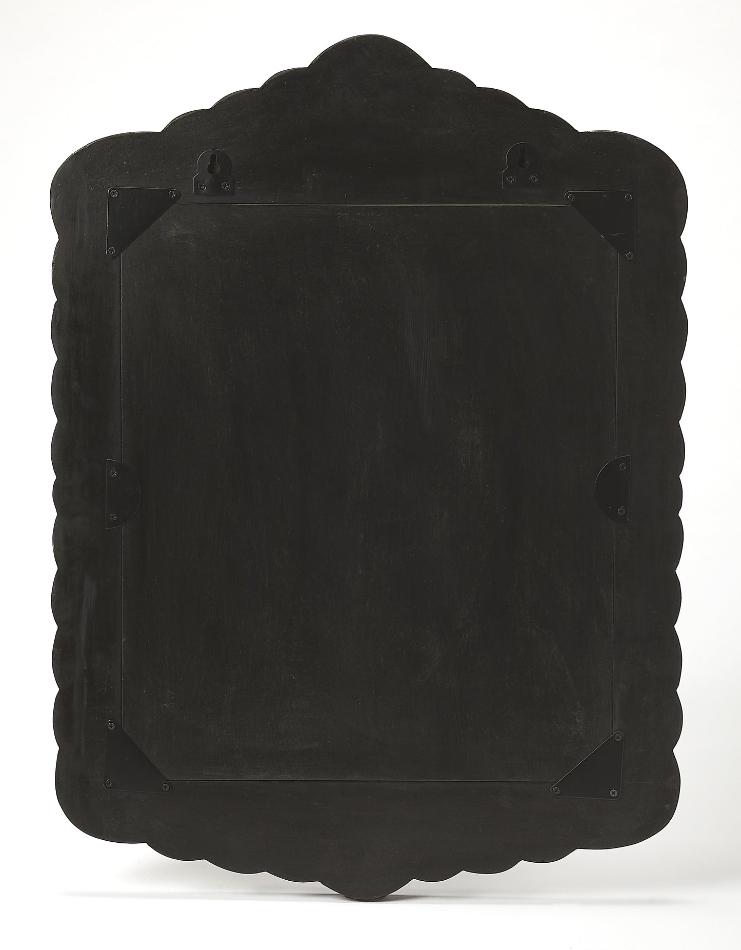 Butler Specialty Company Vivienne 20 in. W x 28 in. H Bone Inlay Vertical Accent Wall Mirror, Gray