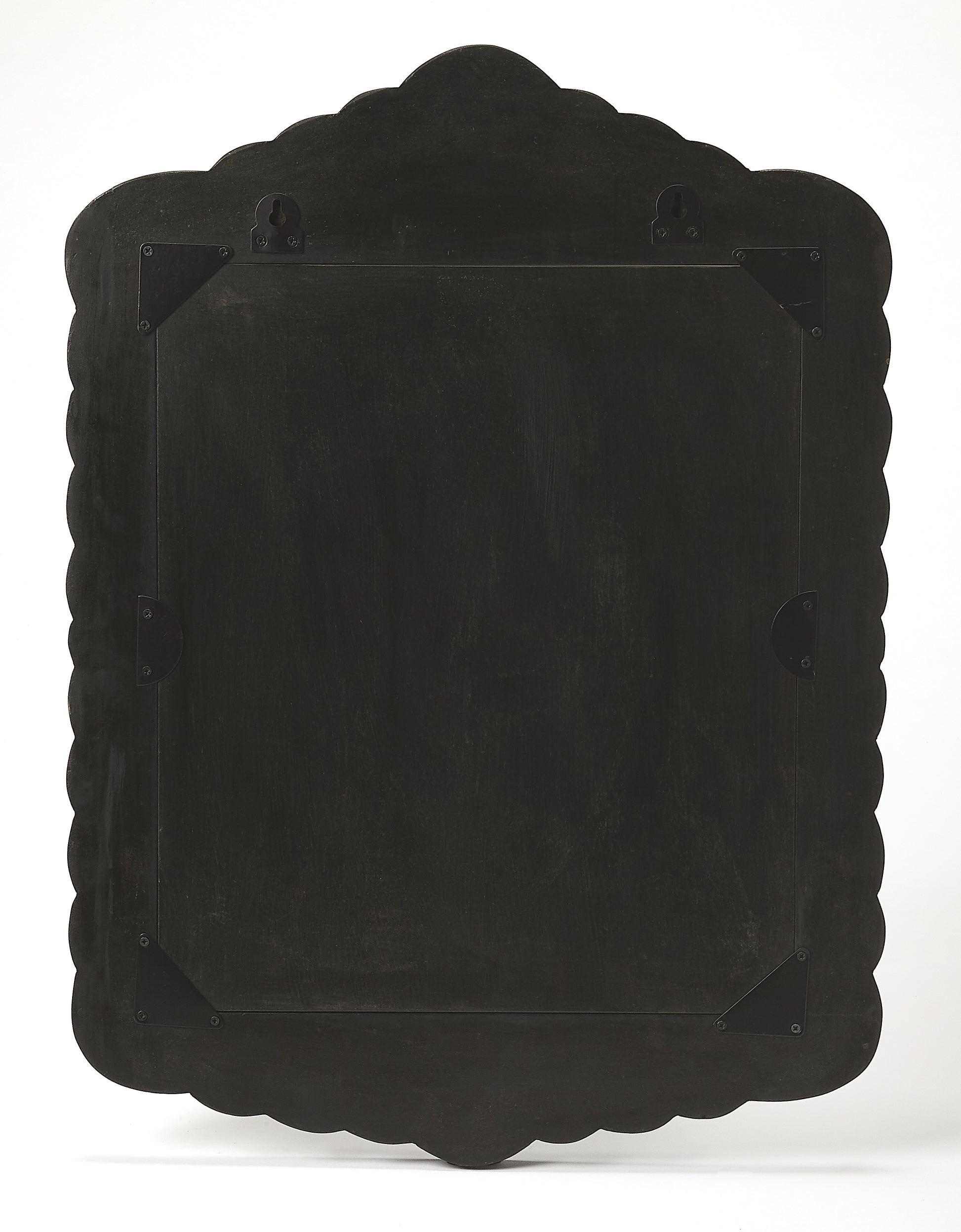 Butler Specialty Company Vivienne 20 in. W x 28 in. H Bone Inlay Vertical Accent Wall Mirror, Gray
