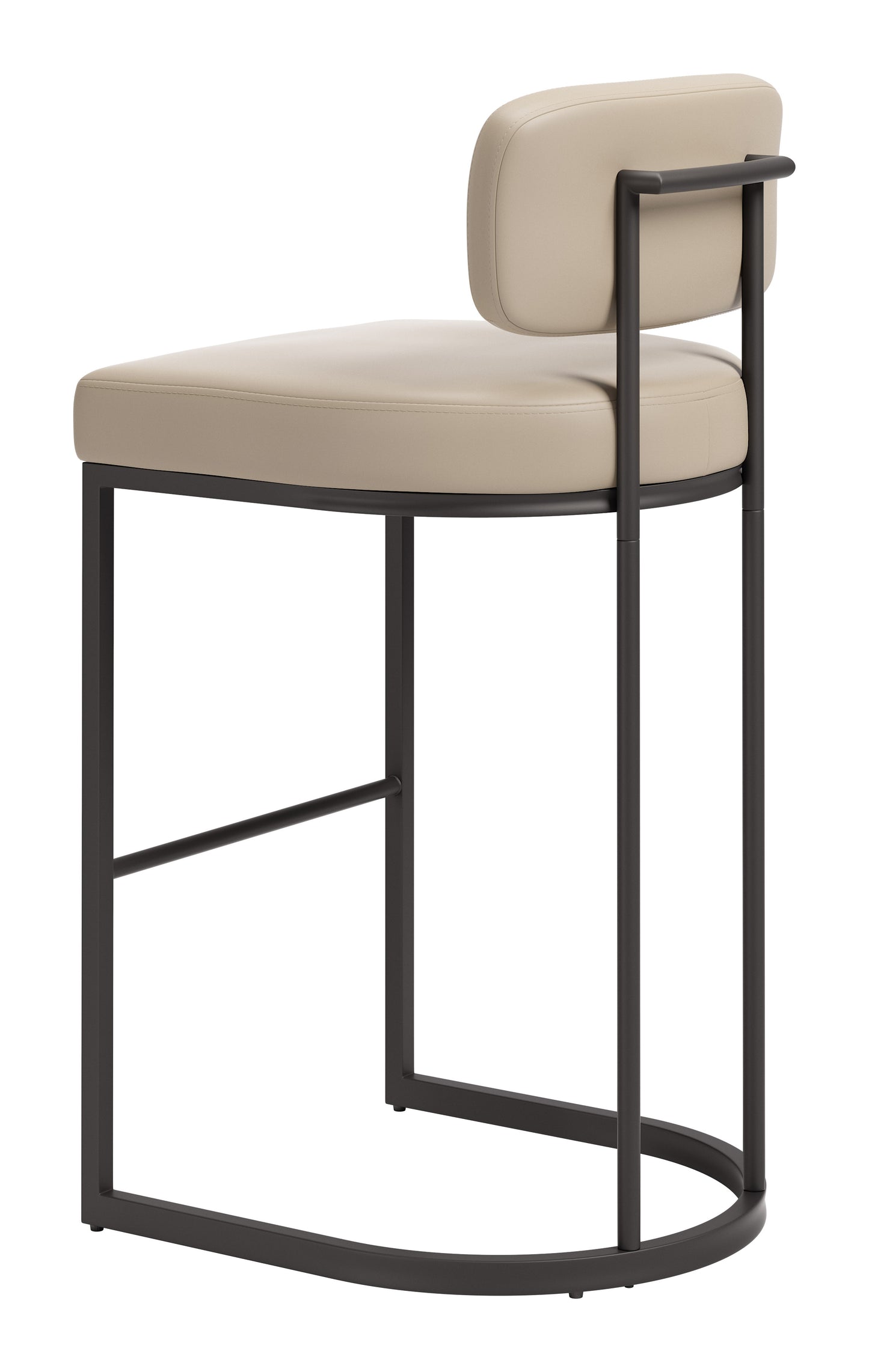 Velar Barstool (Set of 2) Beige & Gray - 5