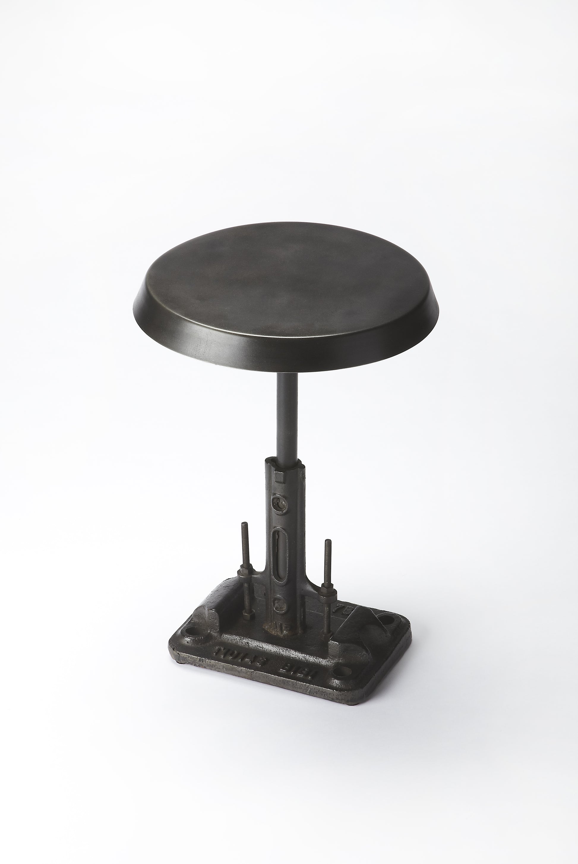 Butler Specialty Company Roscoe 14 in. W Round Metal Side Table, Black