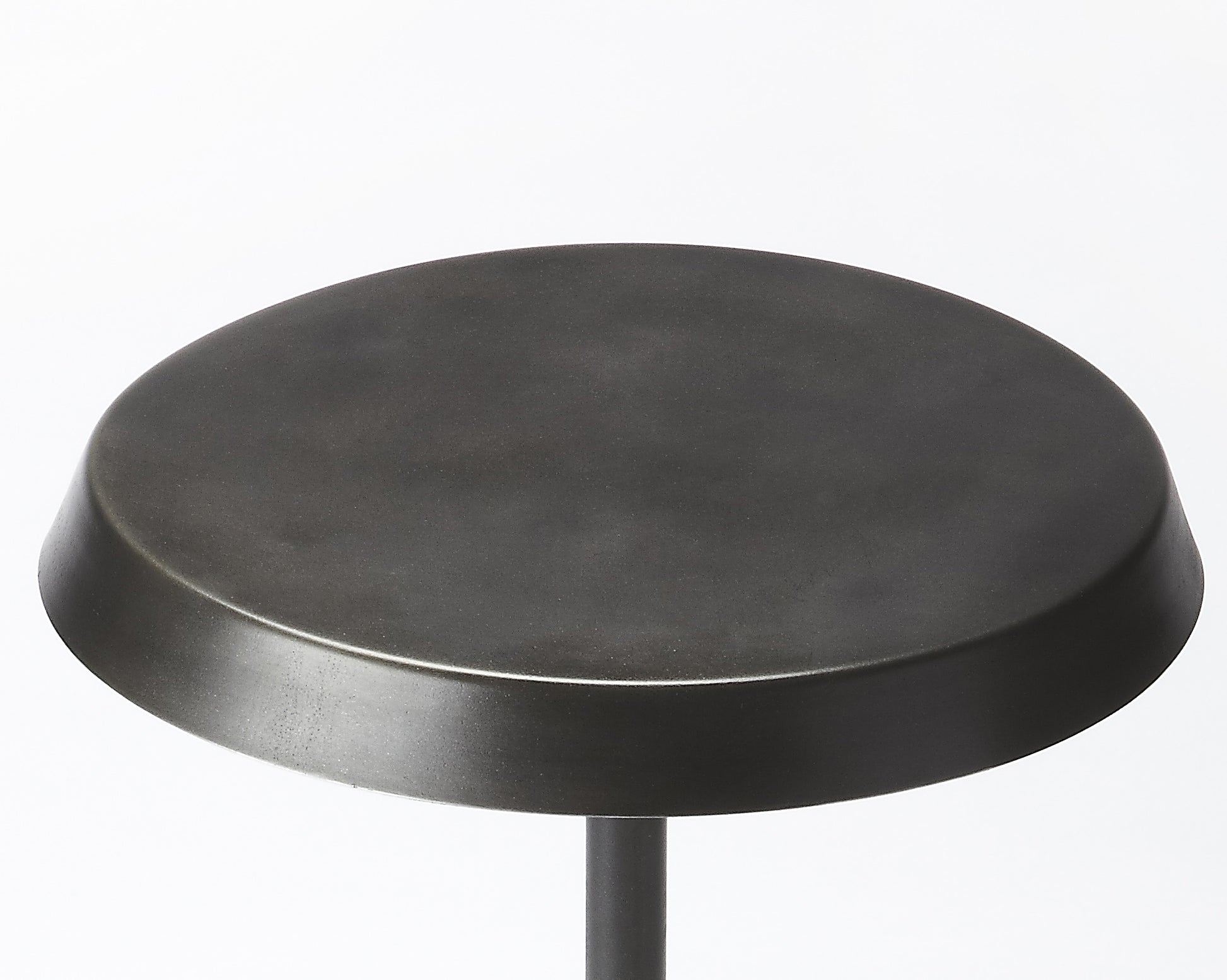 Butler Specialty Company Roscoe 14 in. W Round Metal Side Table, Black