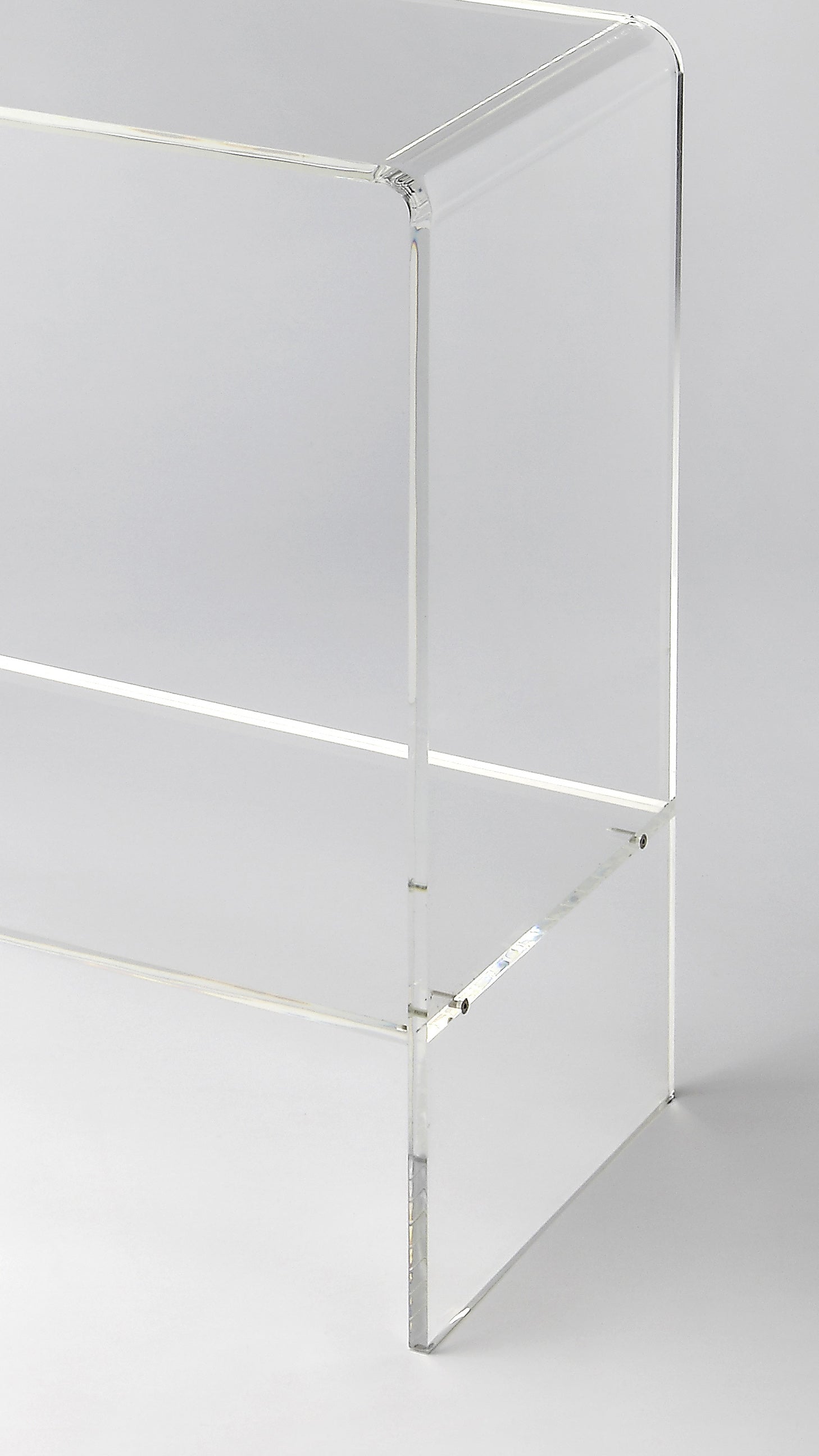 Butler Specialty Company Crystal 32 in. W Rectangular Clear Acrylic Console Table, Clear