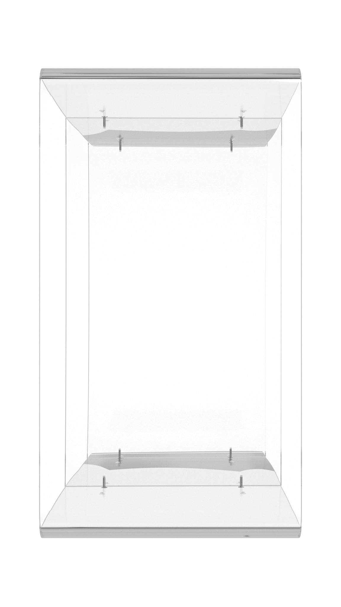 Butler Specialty Company Crystal 22 in. W Rectangular Clear Acrylic 2 Tier Bookcase, Clear
