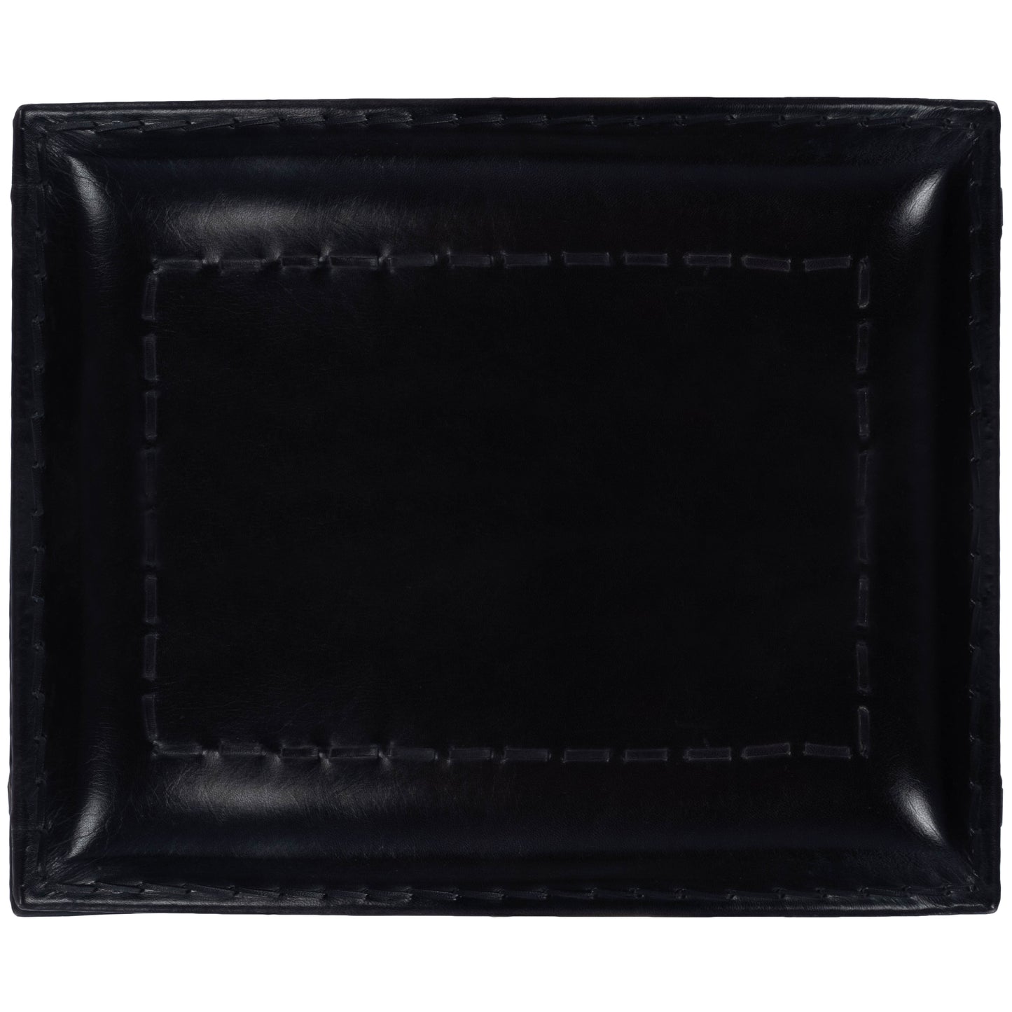 Melton Leather 21.5"W Stool in Black 3722034