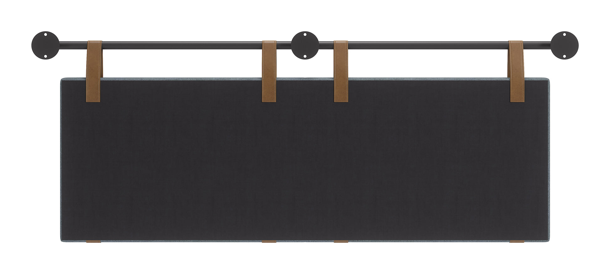 Zeva Floating Queen Headboard Gray - 4