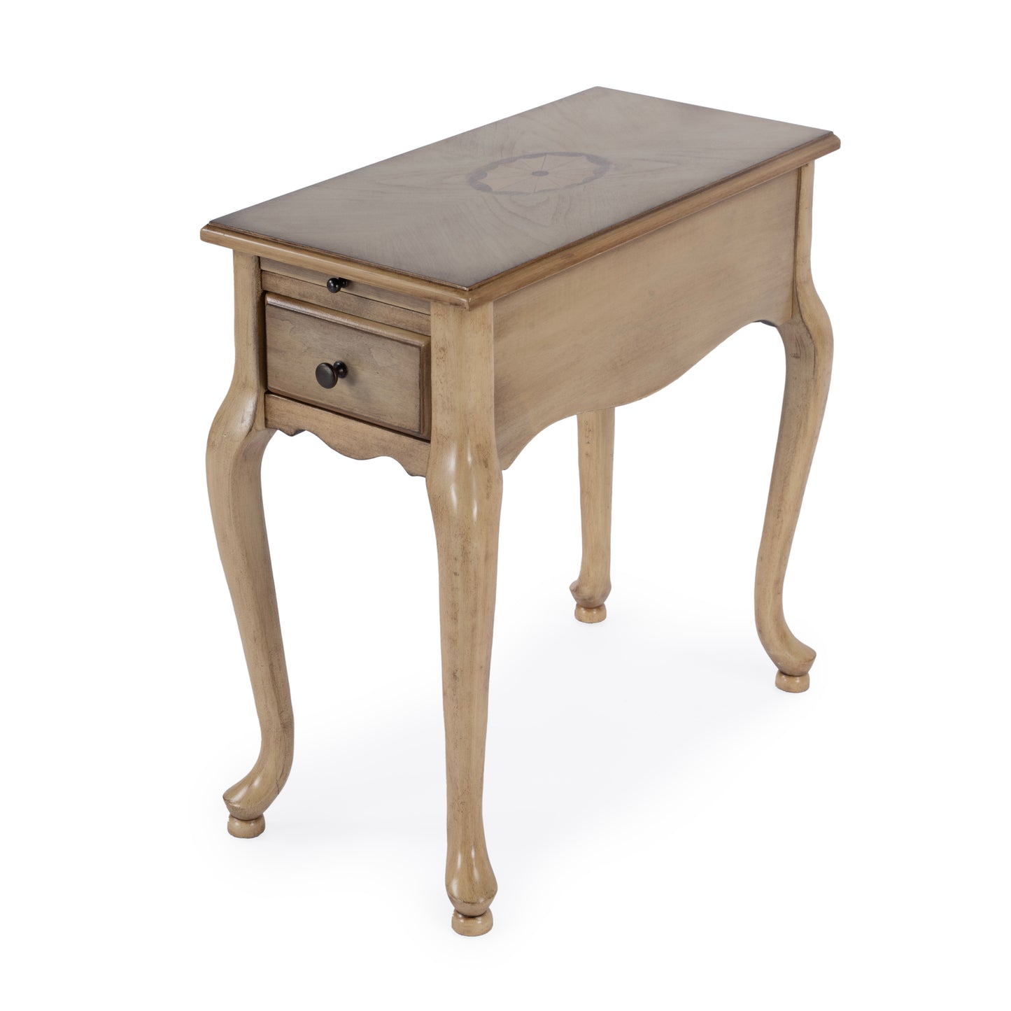 Croydon One Drawer with Pullout Side Table in Tan/Beige 3743424
