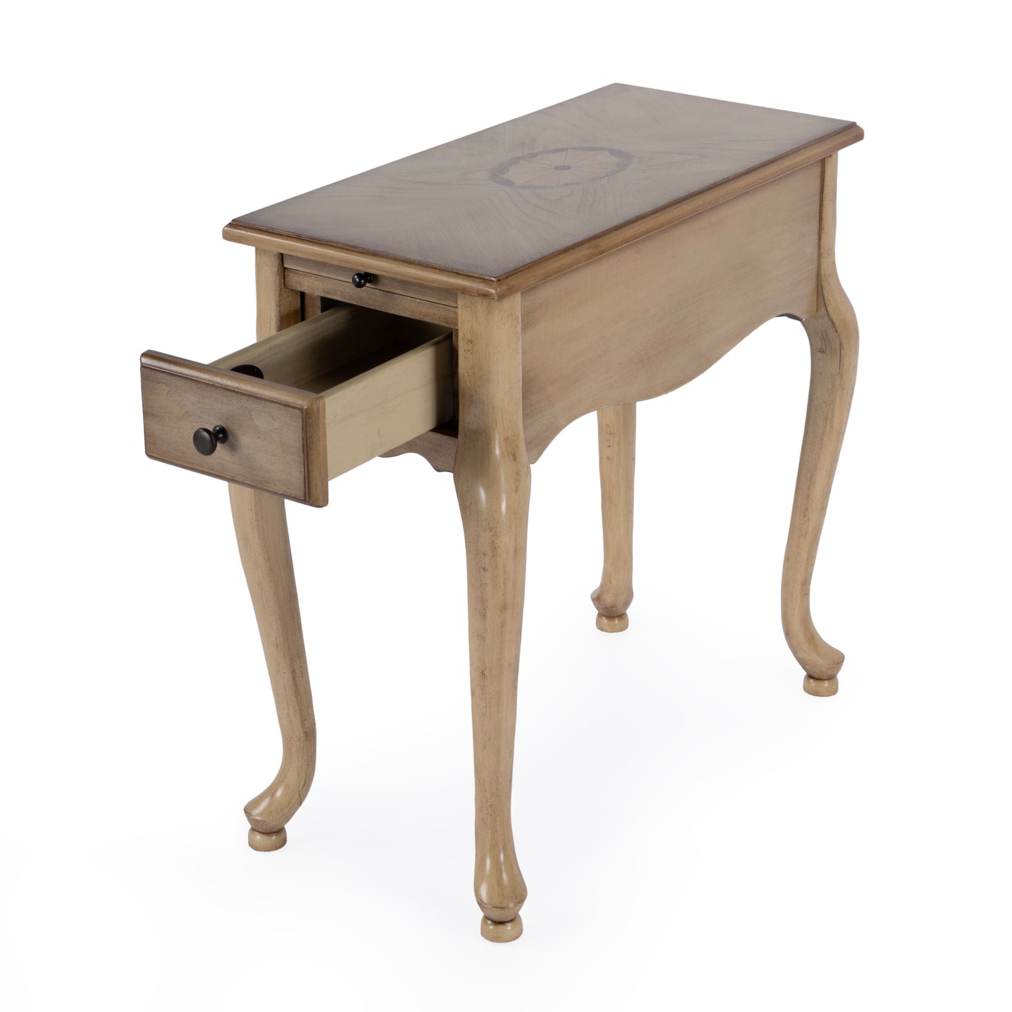 Croydon One Drawer with Pullout Side Table in Tan/Beige 3743424