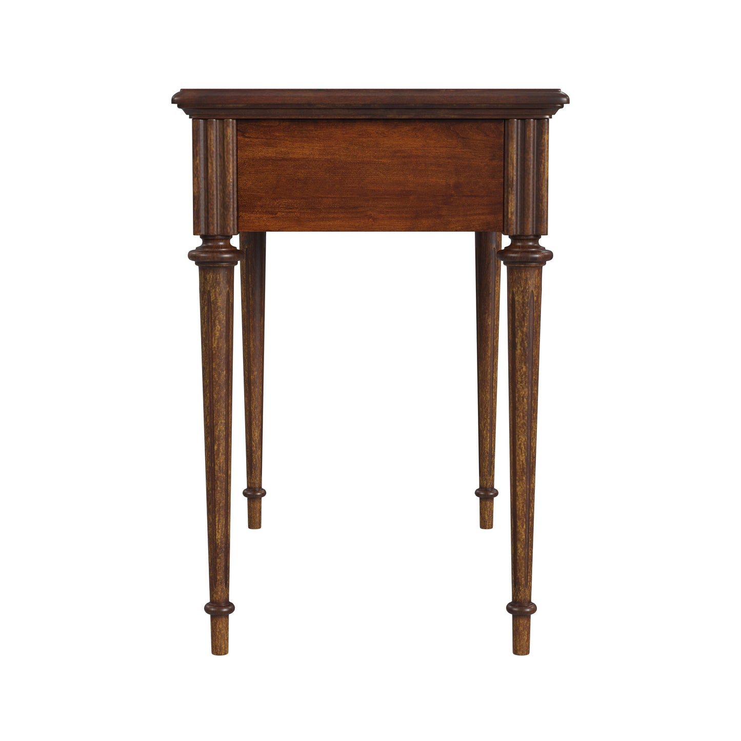 Butler Specialty Company Edmund 38 in. W Rectangular Wood 3 Drawer Traditional Writing Desk, Medium Brown