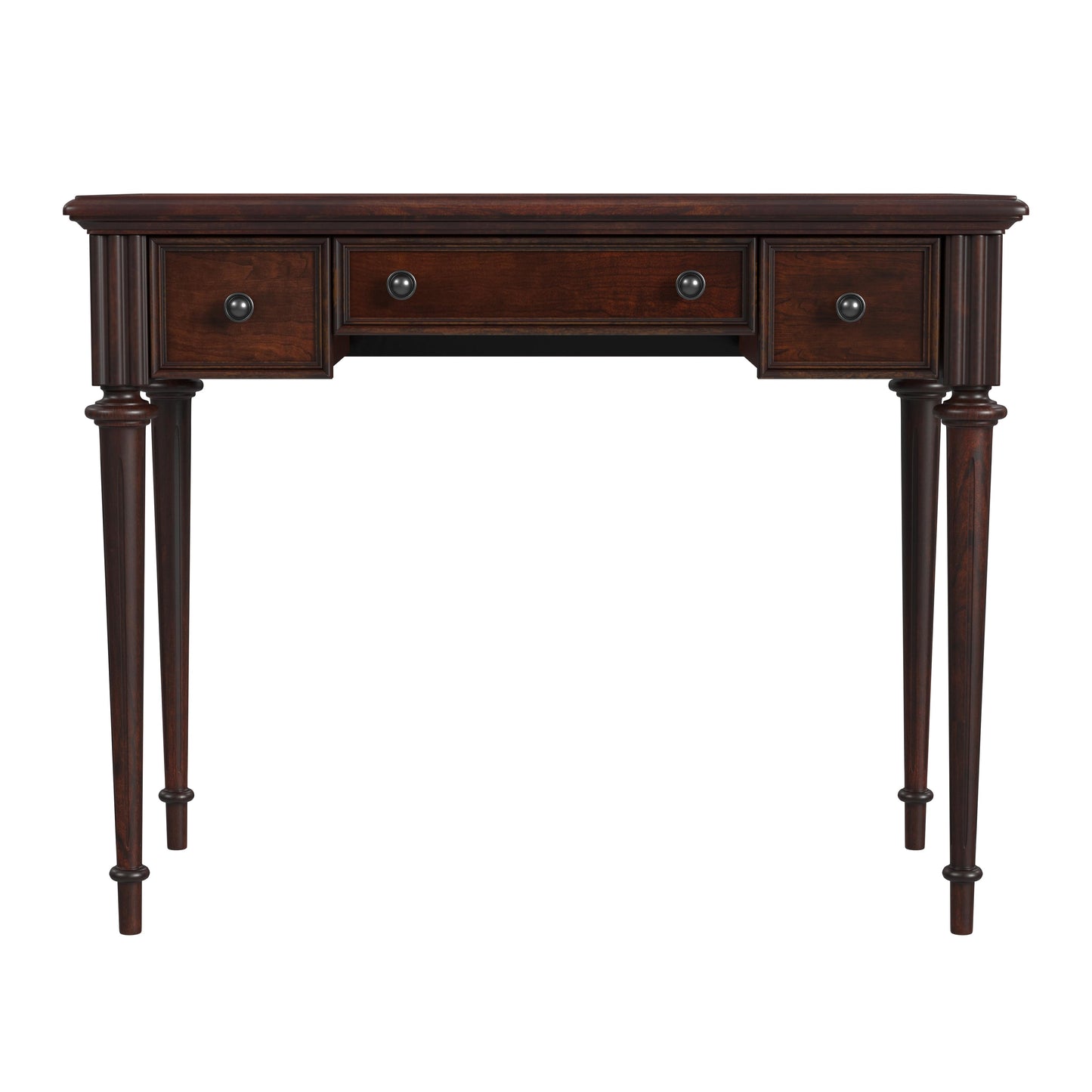 Butler Specialty Company Edmund 38 in. W Rectangular Wood 3 Drawer Traditional Writing Desk, Dark Brown