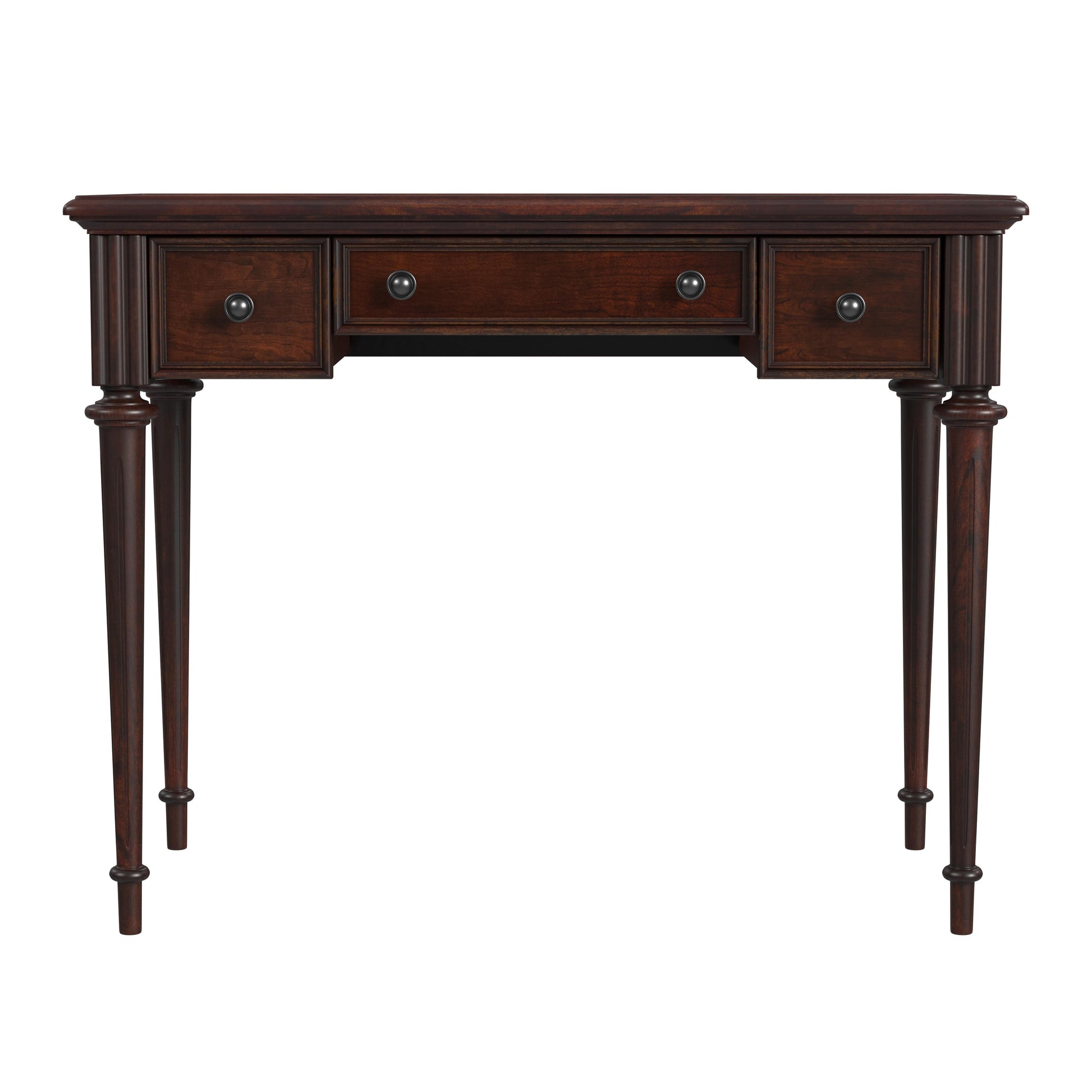 Butler Specialty Company Edmund 38 in. W Rectangular Wood 3 Drawer Traditional Writing Desk, Dark Brown
