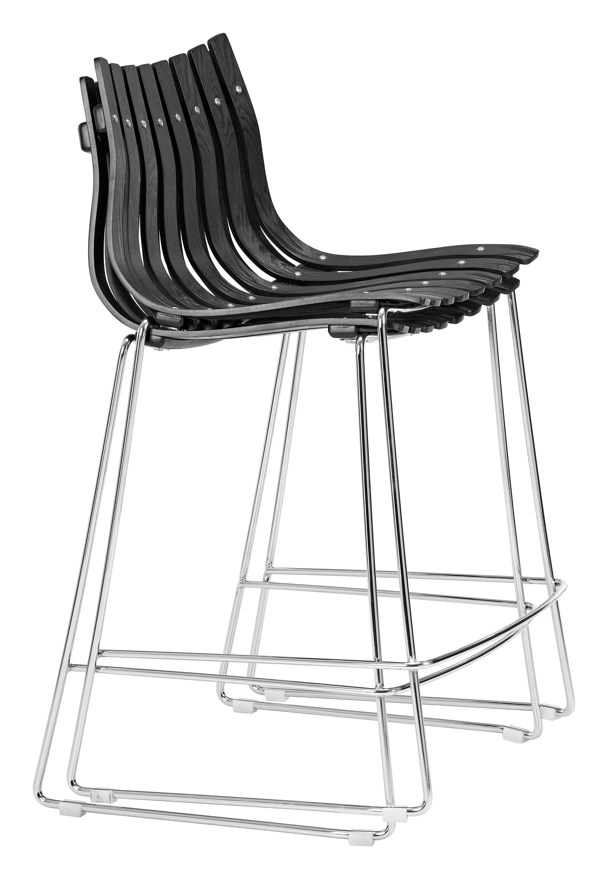 Beaufort Counter Stool (Set of 2) Black - 7