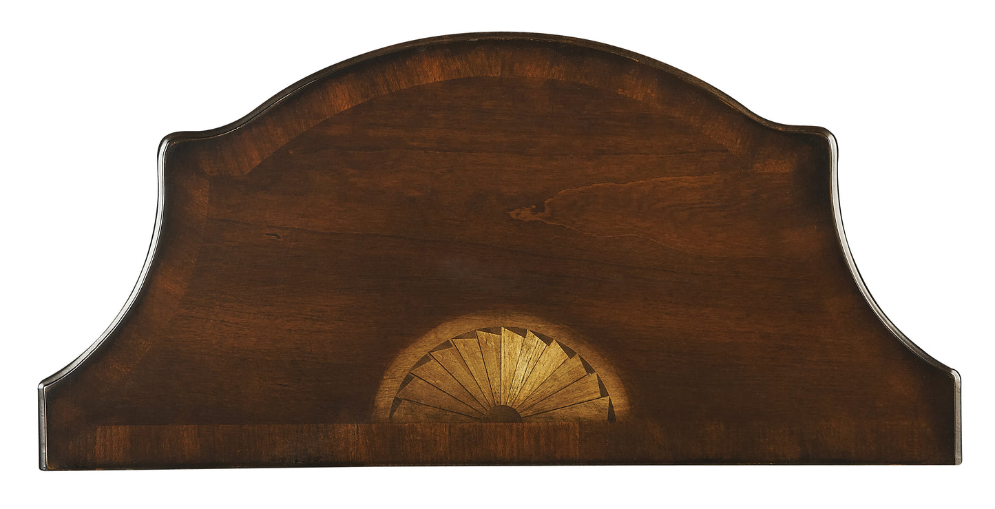 Butler Specialty Company Chester 20 in. W Demilune Wood Traditional Console Table, Dark Brown