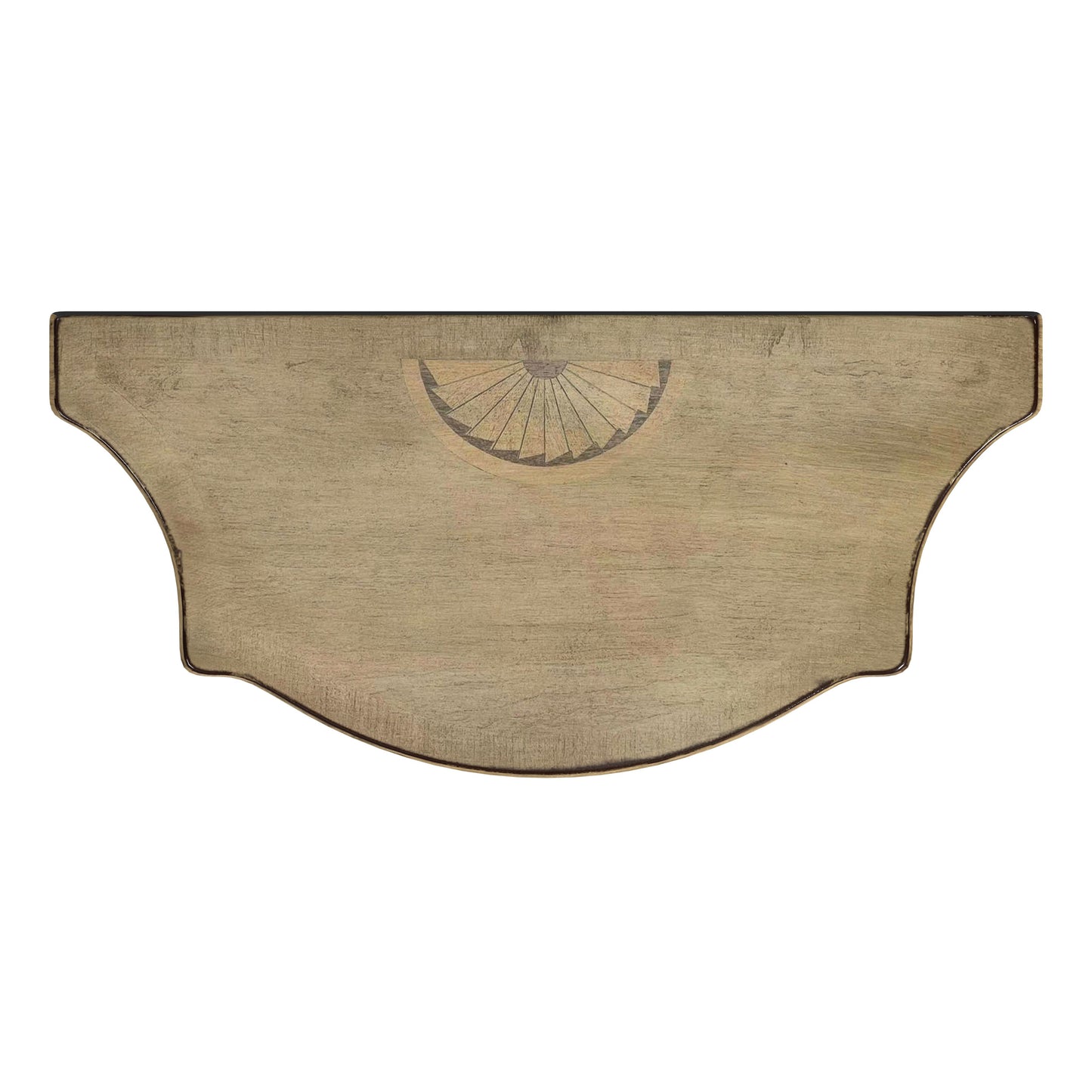 Butler Specialty Company Chester 20 in. W Demilune Wood Traditional Console Table, Beige