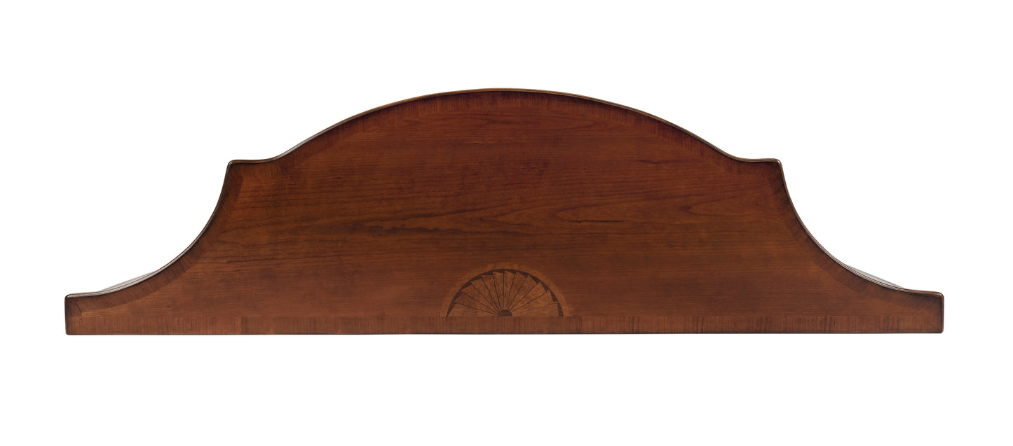 Butler Specialty Company Chester 54 in. W Demilune Wood Traditional Console Table, Medium Brown