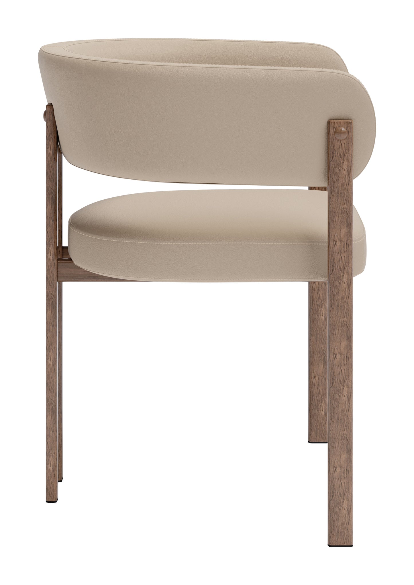 Ruge Dining Chair (Set of 2) Beige - 2