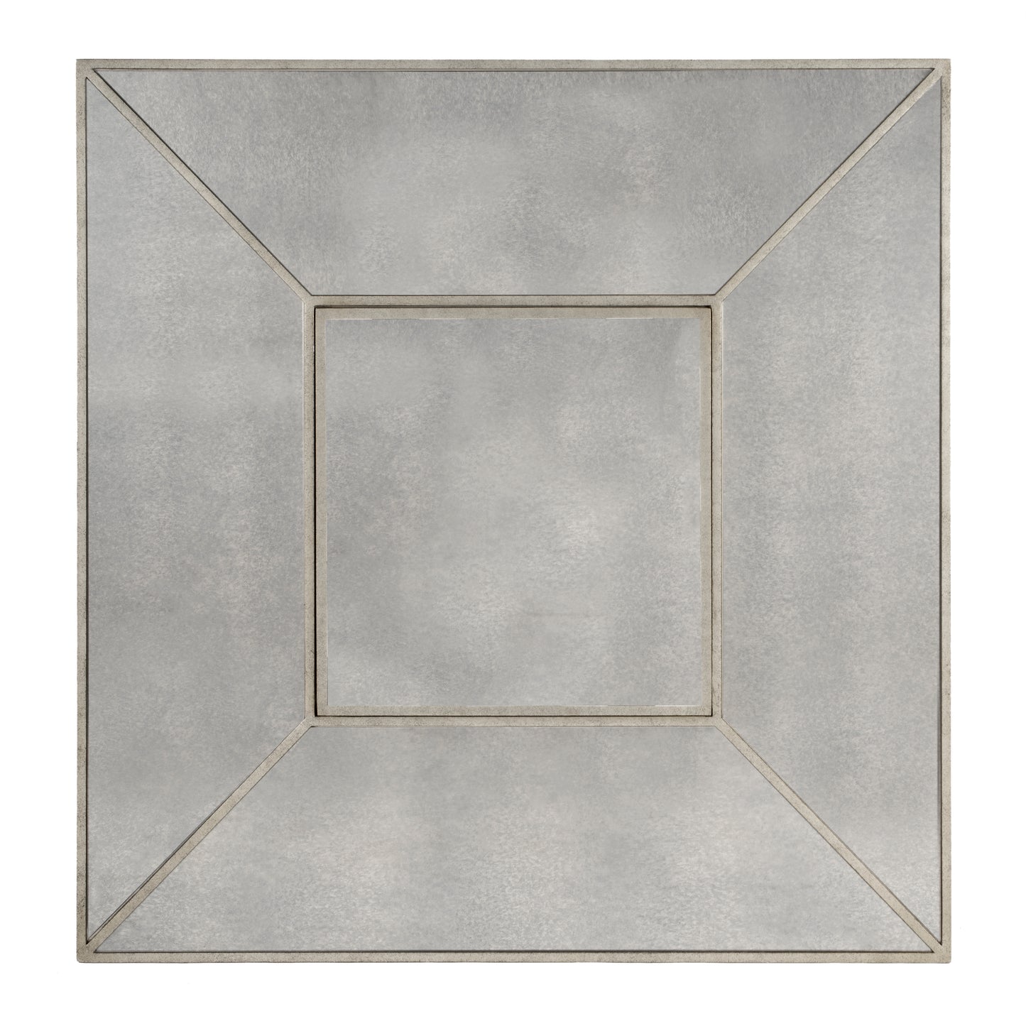 Butler Specialty Company Celeste 36 in. W Square Mirrored Game Table, Silver