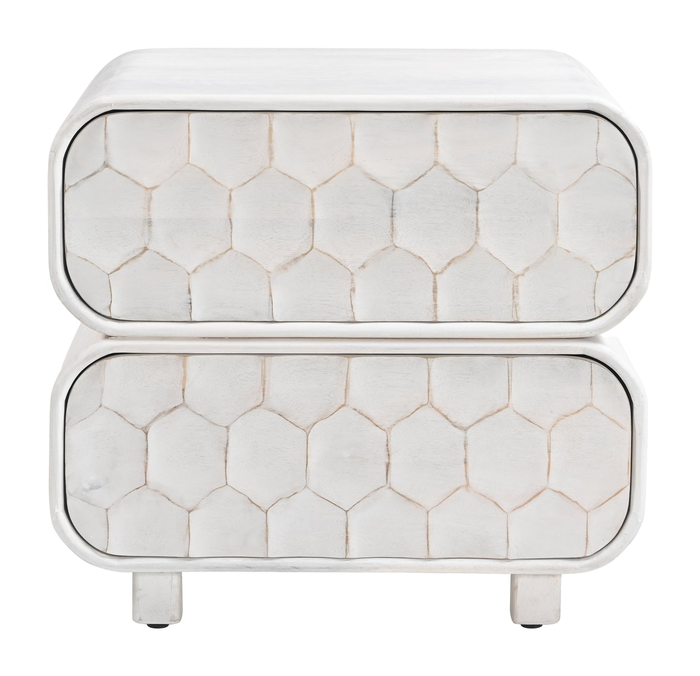 Miro Nightstand Whitewashed - 3