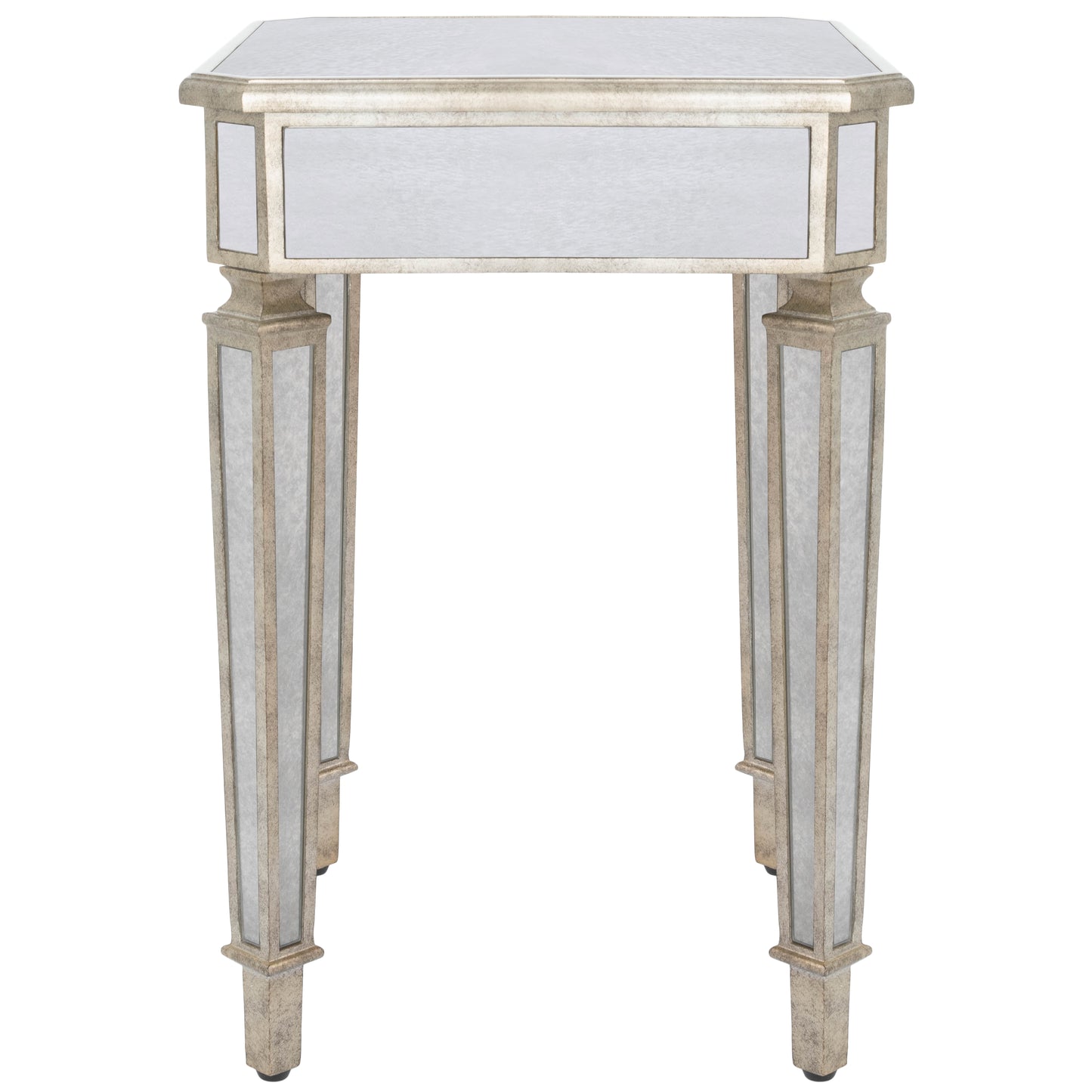 Butler Specialty Company Celeste 18 in. W Square Mirrored Side Table, Silver