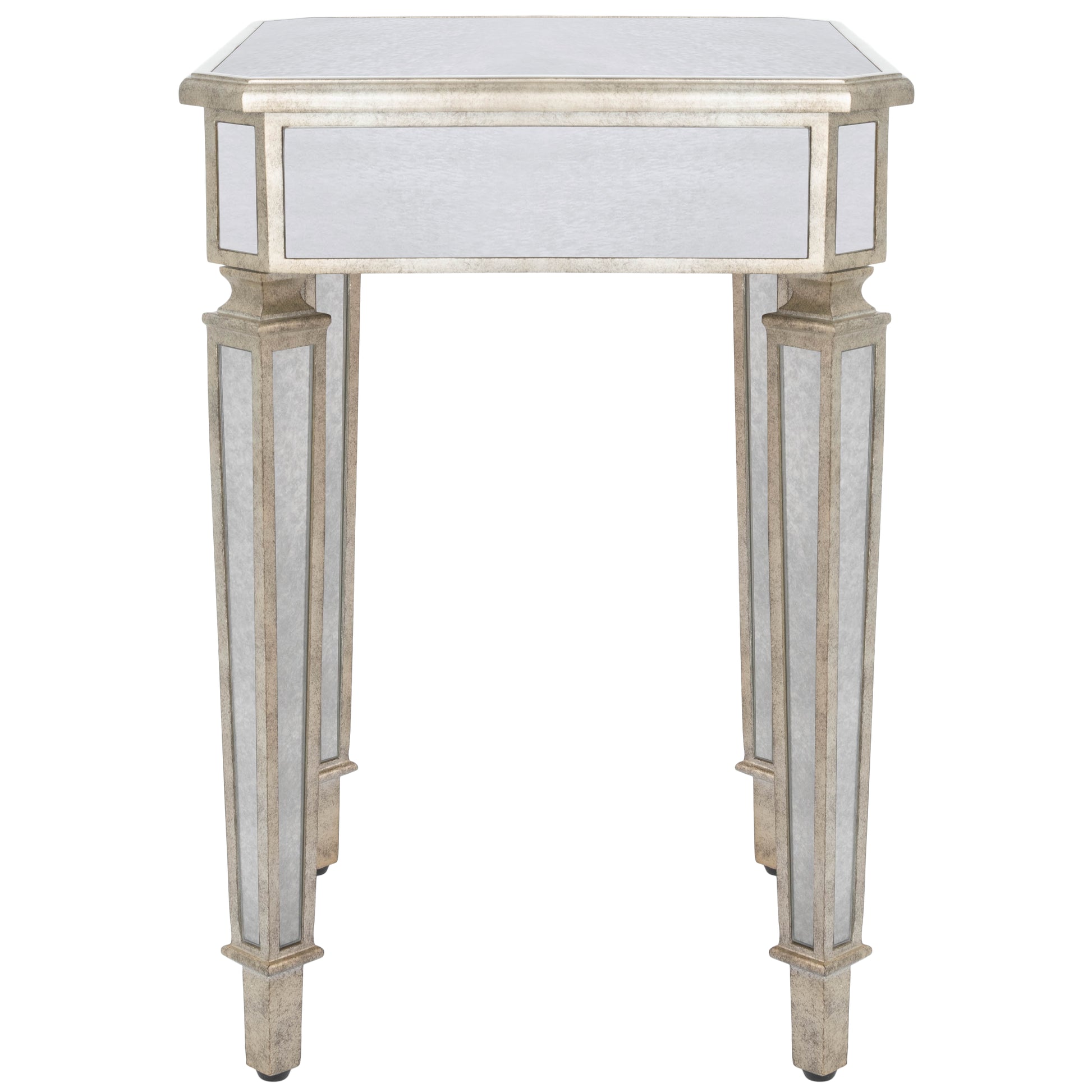 Butler Specialty Company Celeste 18 in. W Square Mirrored Side Table, Silver